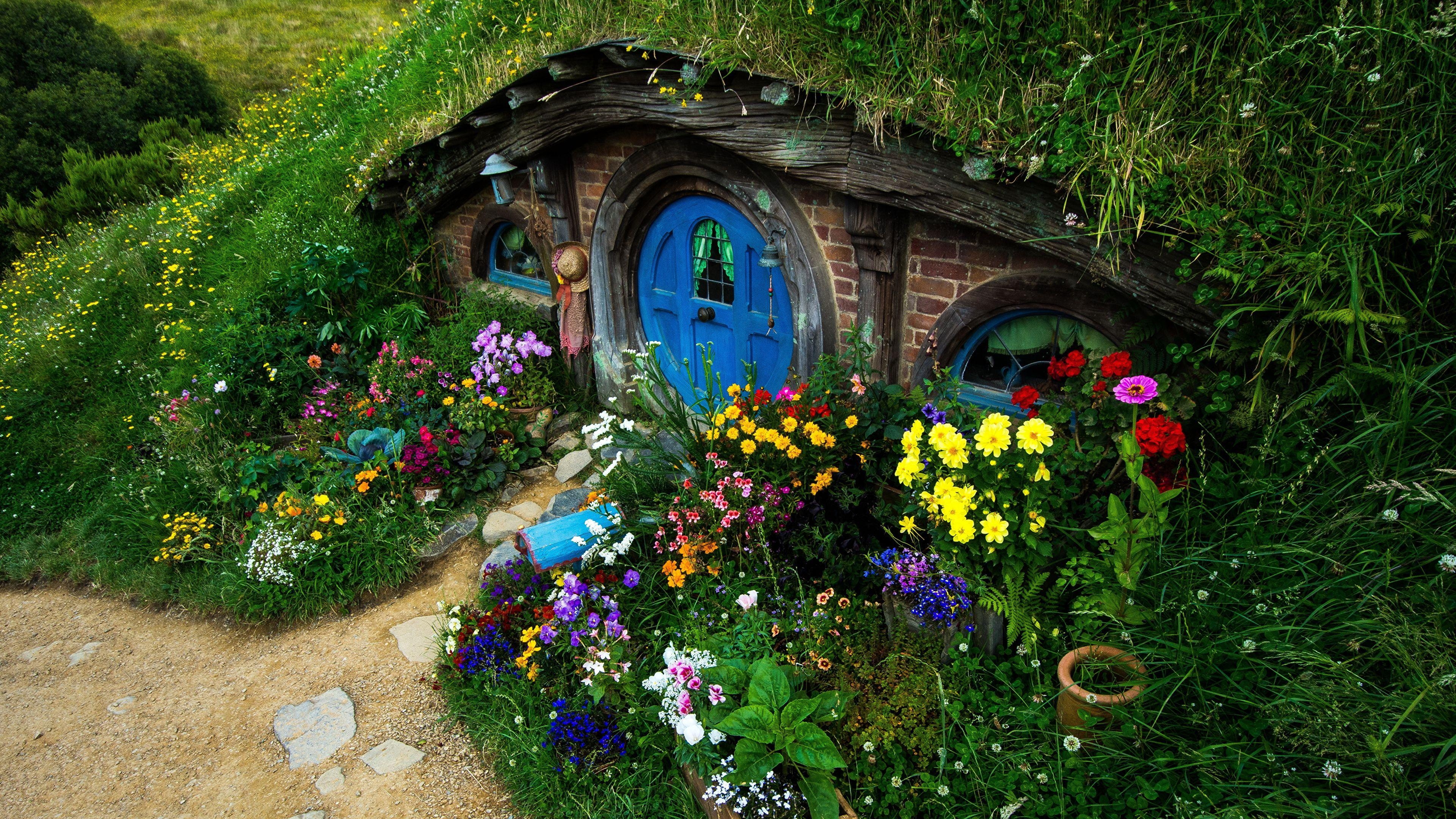 Hobbiton, Natur, Parks, Gras, Matamata, 3840x2160 4K Desktop