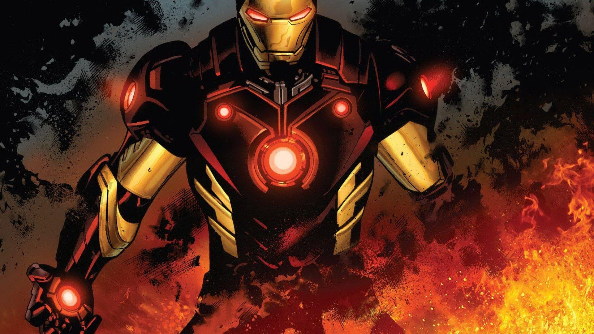 Iron Man, Vollbild, HD, Film, Marvel, 1920x1080 Full HD Desktop