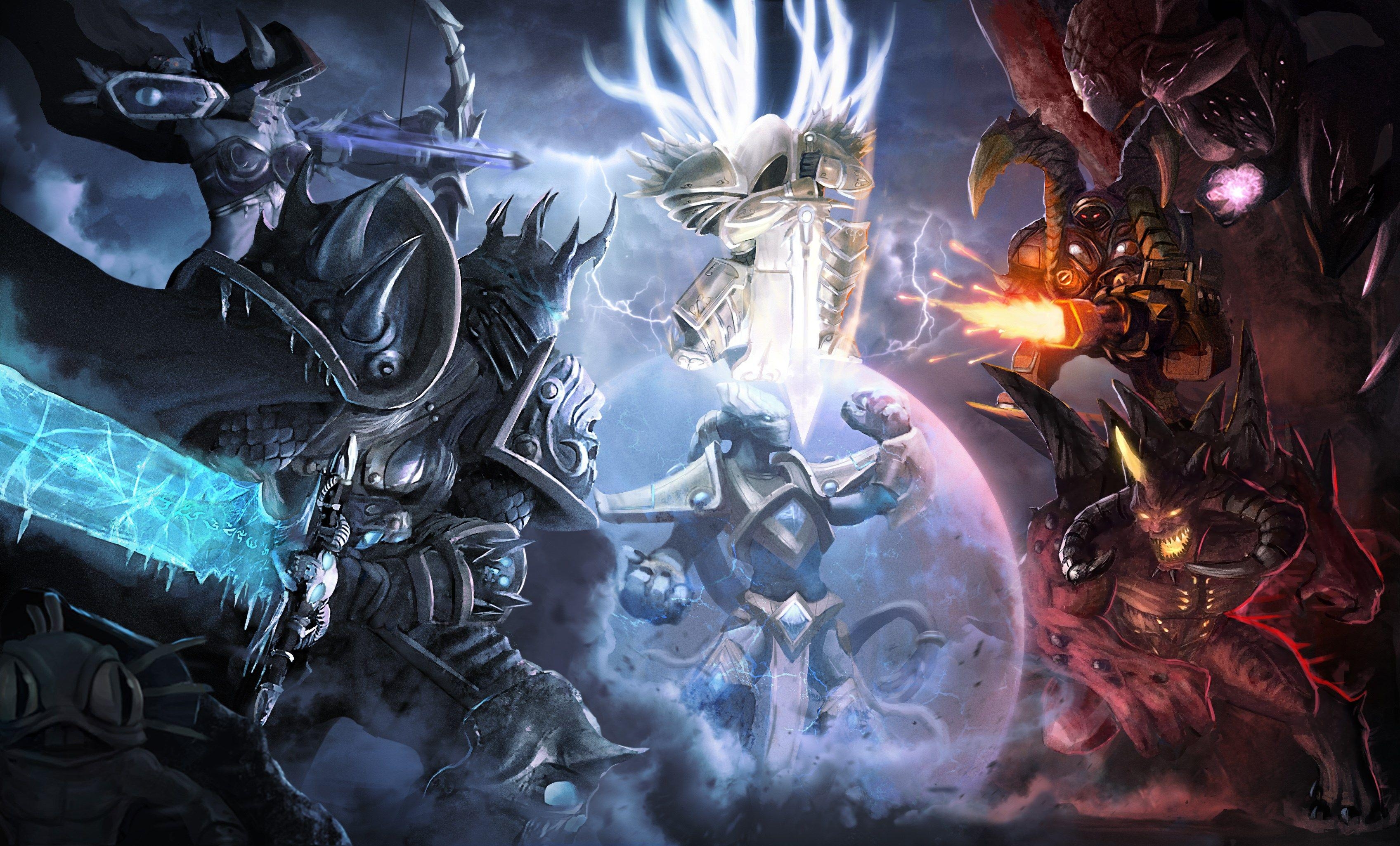 Heroes of the Storm, Hintergrund, Blizzard, Gaming, Design, 3400x2050 HD Desktop