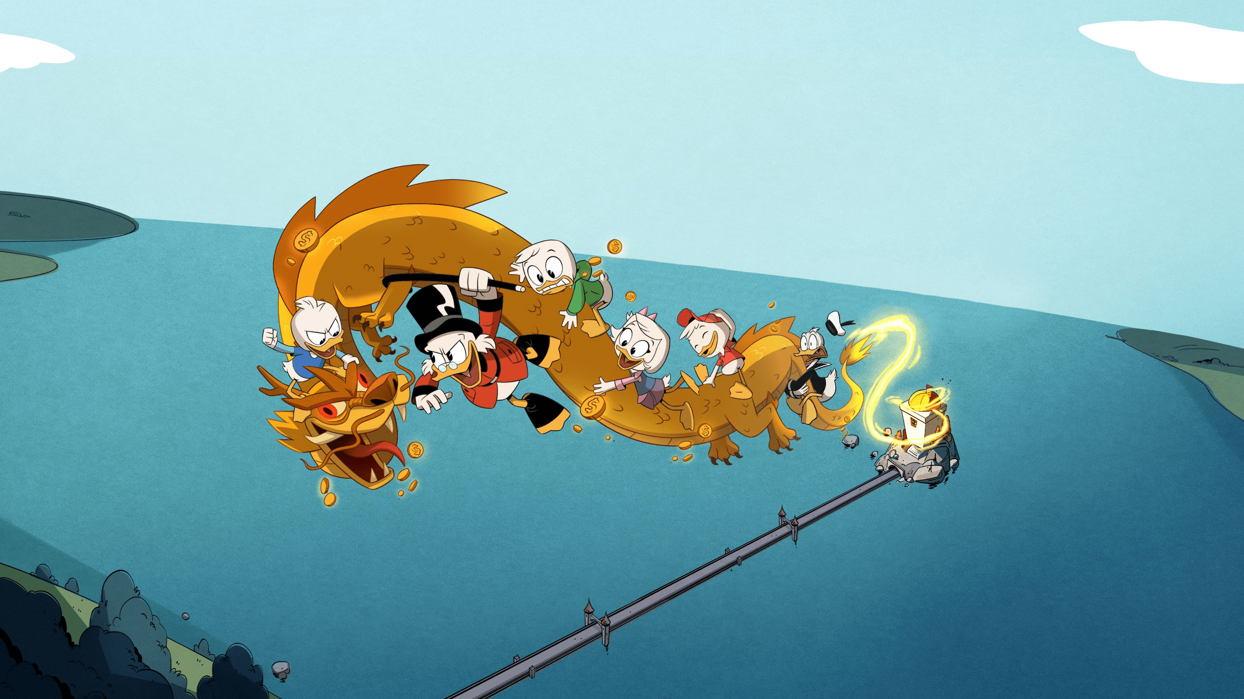 Ducktales, HD, Zeichentrick, Disney, Serien, 2560x1440 HD Desktop