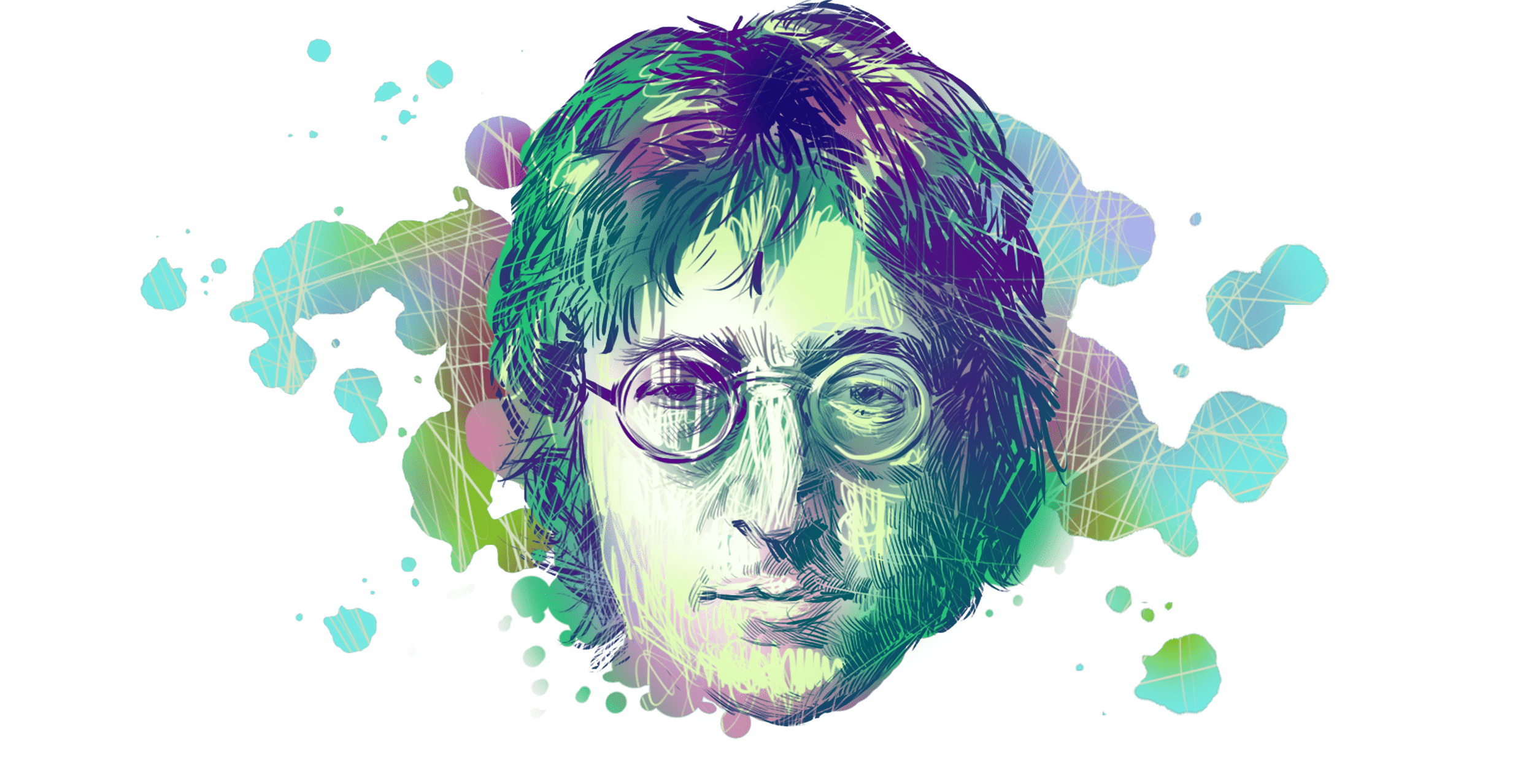 John Lennon, HD, Hintergrund, Musik, Popkultur, 2500x1280 HD Desktop