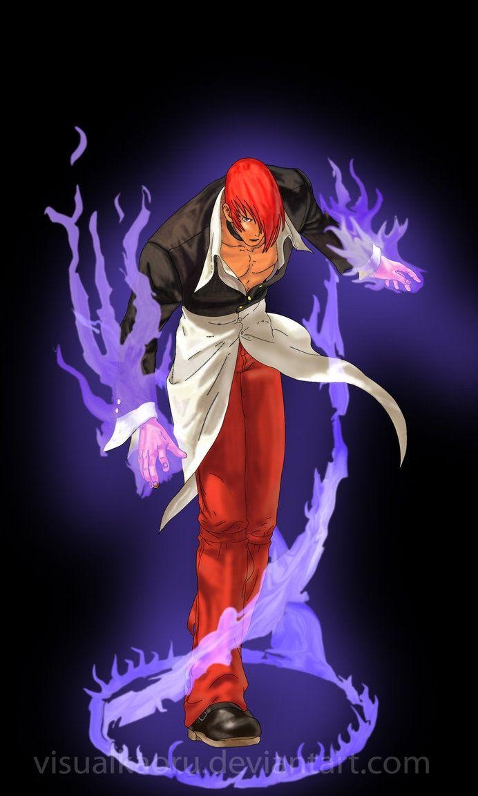 Iori Yagami, HD Hintergrund, King of Fighters, Spielcharakter, Japan, 700x1160 HD Handy