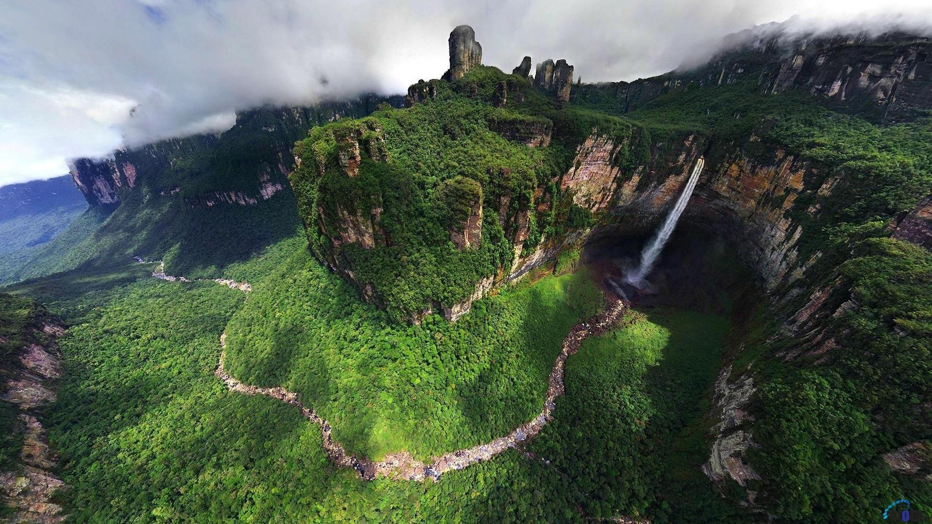 Angel Falls, Venezuela, Breitbild, Desktop, HD, 1920x1080 Full HD Desktop