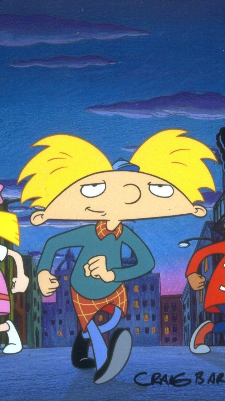 Hey Arnold, Cartoon, Drei Jungen, Helga, Abenteuer, 720x1280 HD Handy