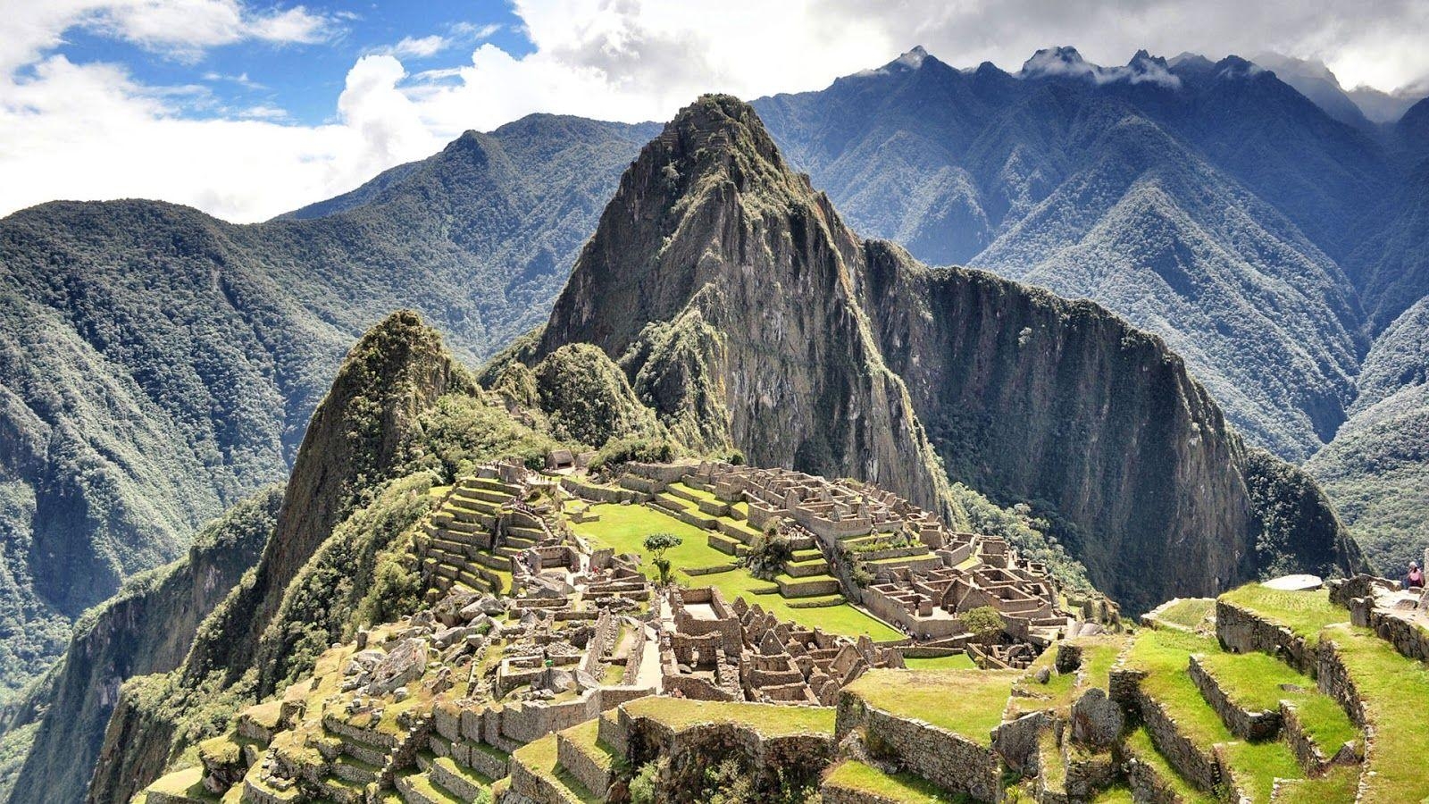 Machu Picchu, Peru, Bildverzeichnis, Landschaft, Spitze, 1600x900 HD Desktop