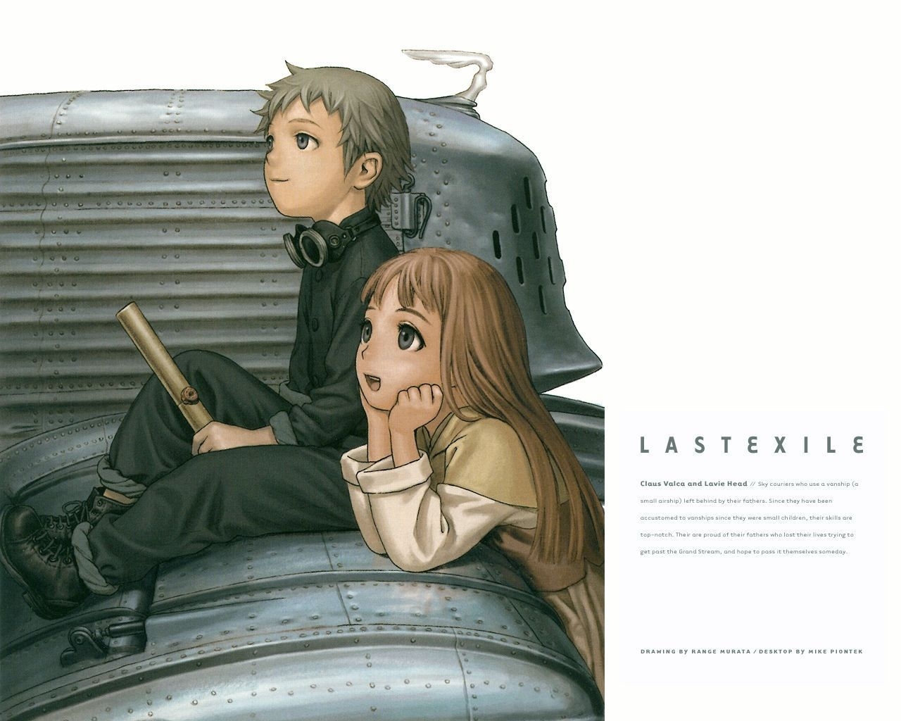 Mike Piontek, Last Exile, Claus, Anime, Charaktere, 1280x1030 HD Desktop