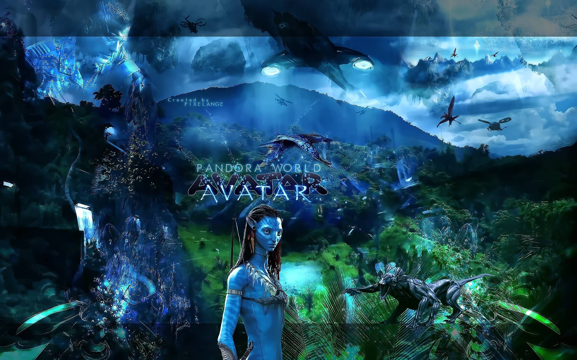 Avatar Kulisse, Fantasiewelt, Na'vi, Pandora, Kinokunst, 1920x1200 HD Desktop