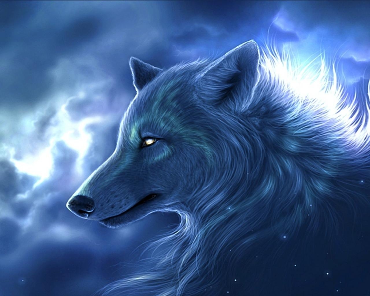 Arktischer Wolf, Hintergrund, 44453 KB, Schnee, Wildnis, 1280x1030 HD Desktop