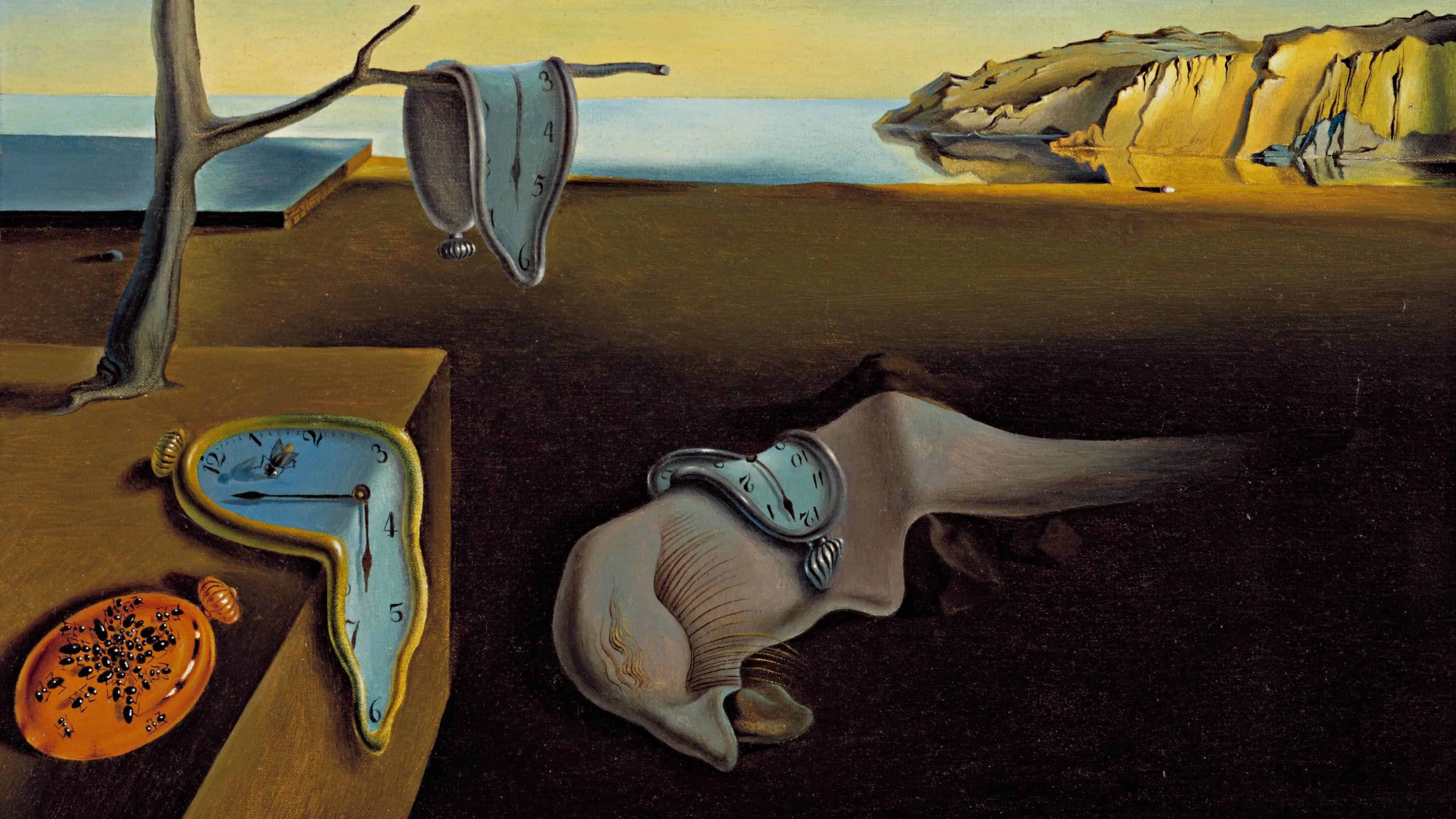 Persistenz der Erinnerung, Salvador Dalí, UHD, 4K, Malerei, 3840x2160 4K Desktop