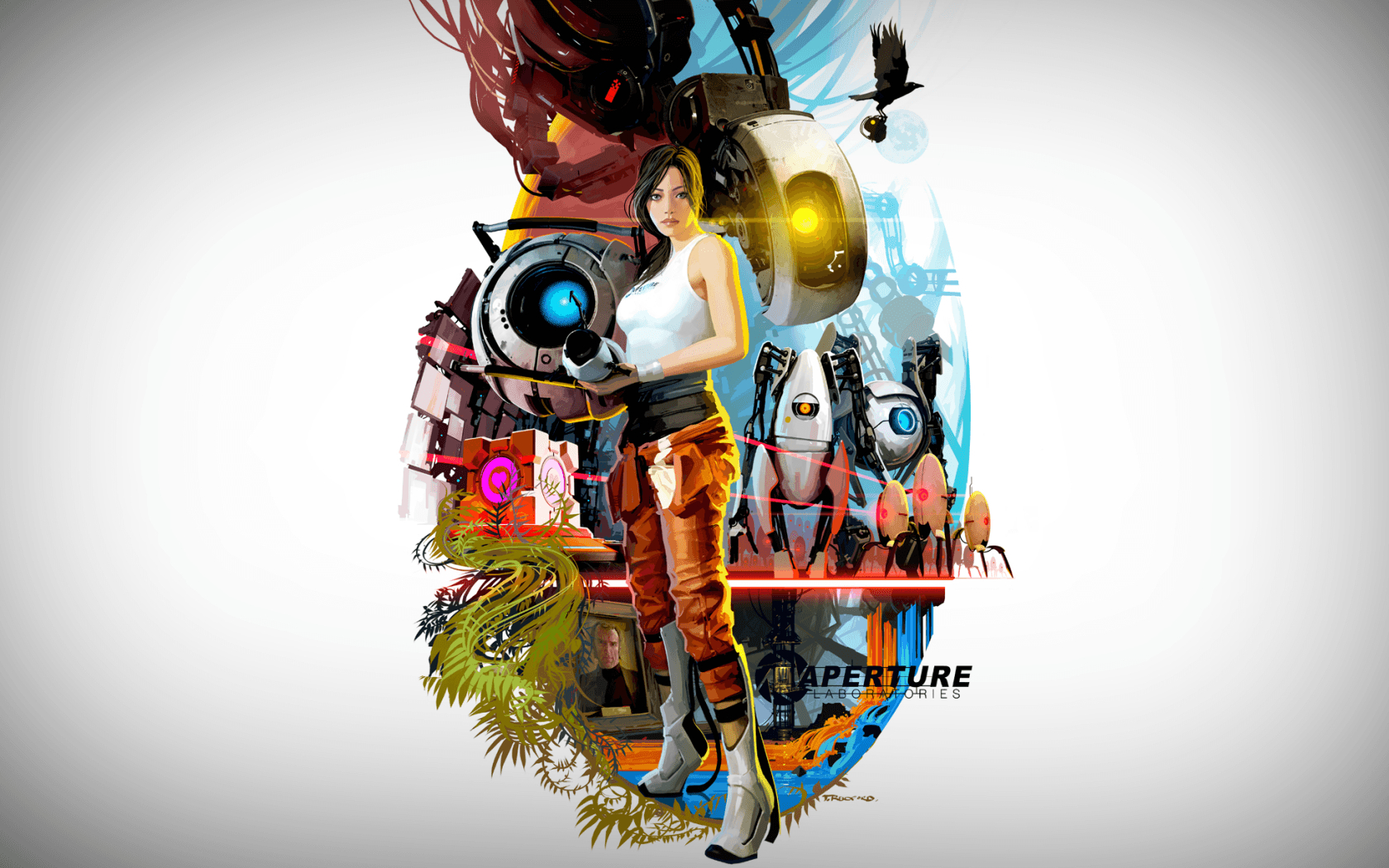 Portal 2, Gaming, Bild, Hintergrund, HD, 1680x1050 HD Desktop