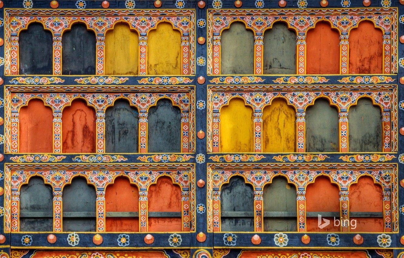 Bhutan, Architektur, Paro, Bild, Kultur, 1340x850 HD Desktop