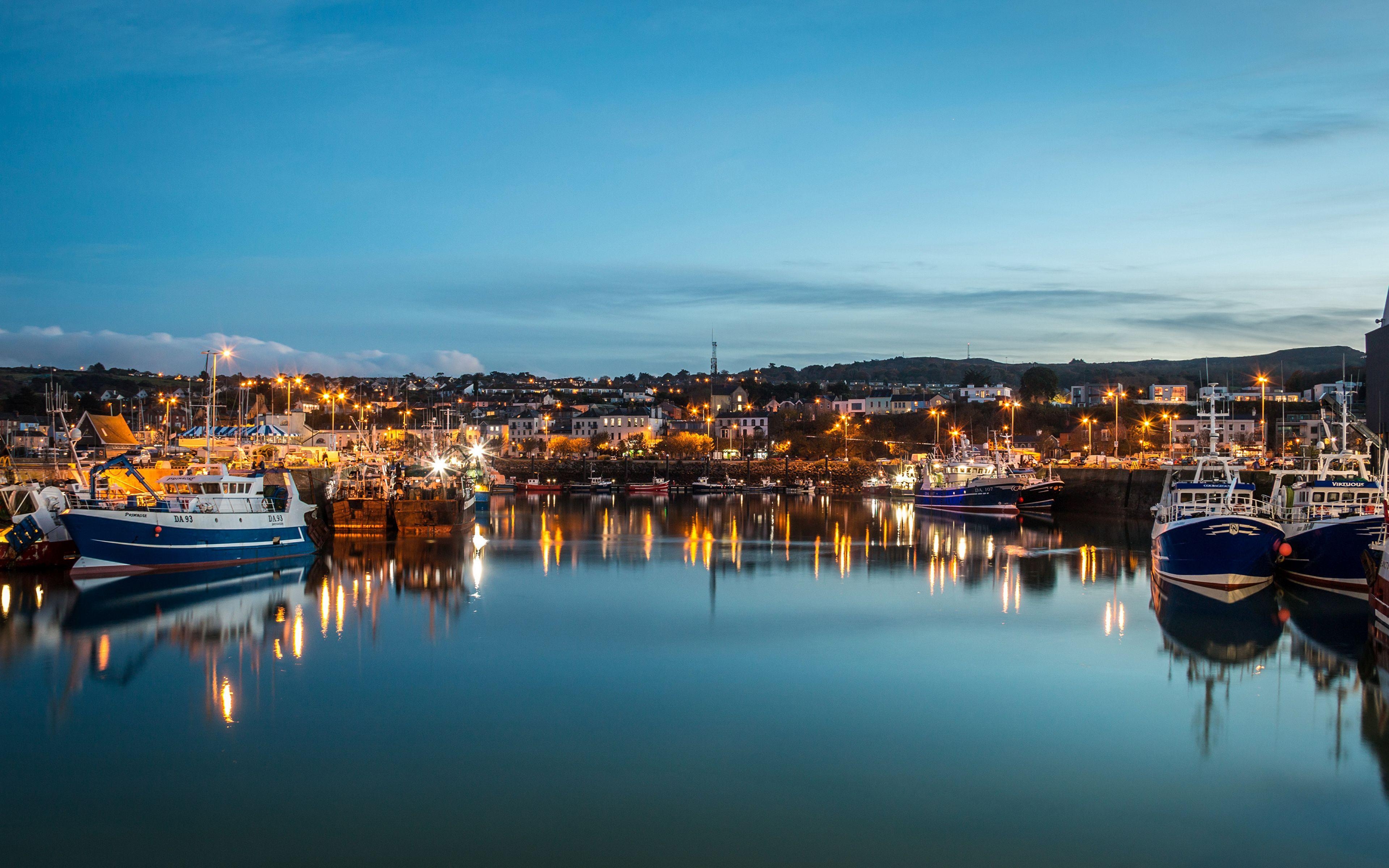 Städte, Irland, Hafen, Ankerplatz, Dublin, 3840x2400 4K Desktop