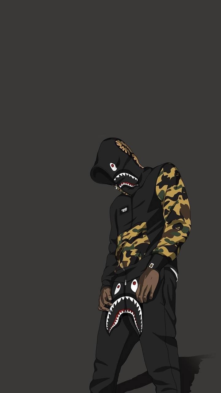 Yeezy, Bape, Mode, Sneaker, Streetwear, 720x1280 HD Handy