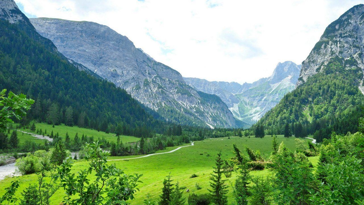 Natur, Österreich, Gras, Berge, Landschaft, 1280x720 HD Desktop