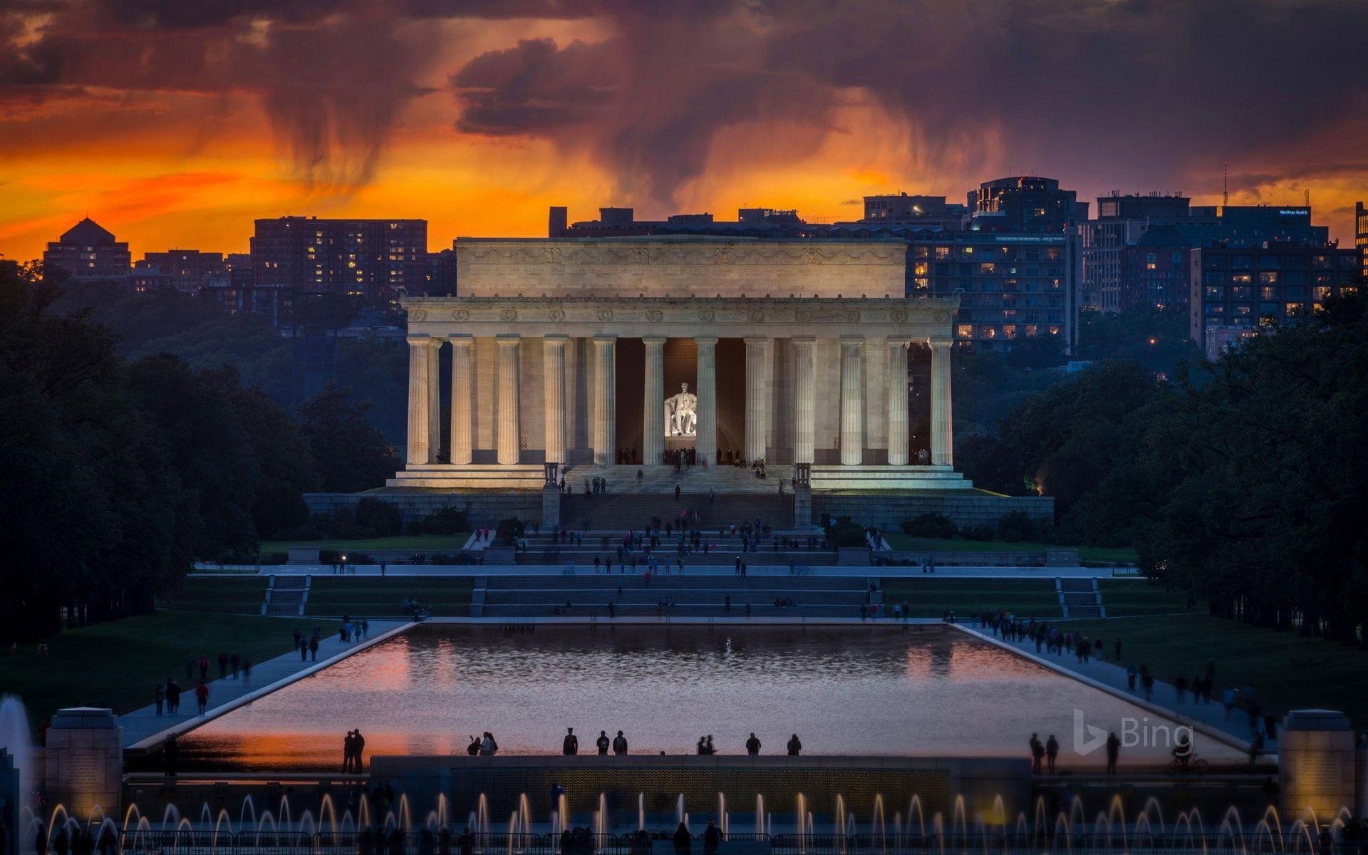 Lincoln Memorial, Washington DC, JG Fotografie, Alamy, Reisen, 1920x1200 HD Desktop