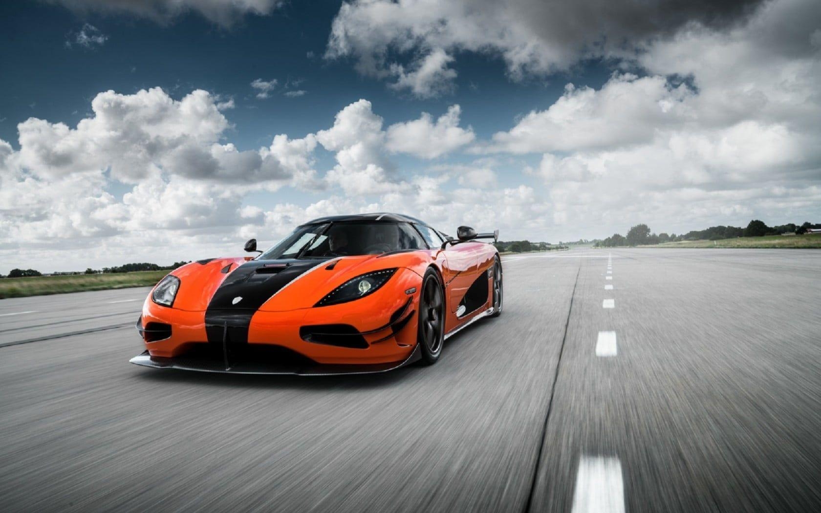 Orange Schwarz, Koenigsegg, Agera R, HD, Auto, 1680x1050 HD Desktop