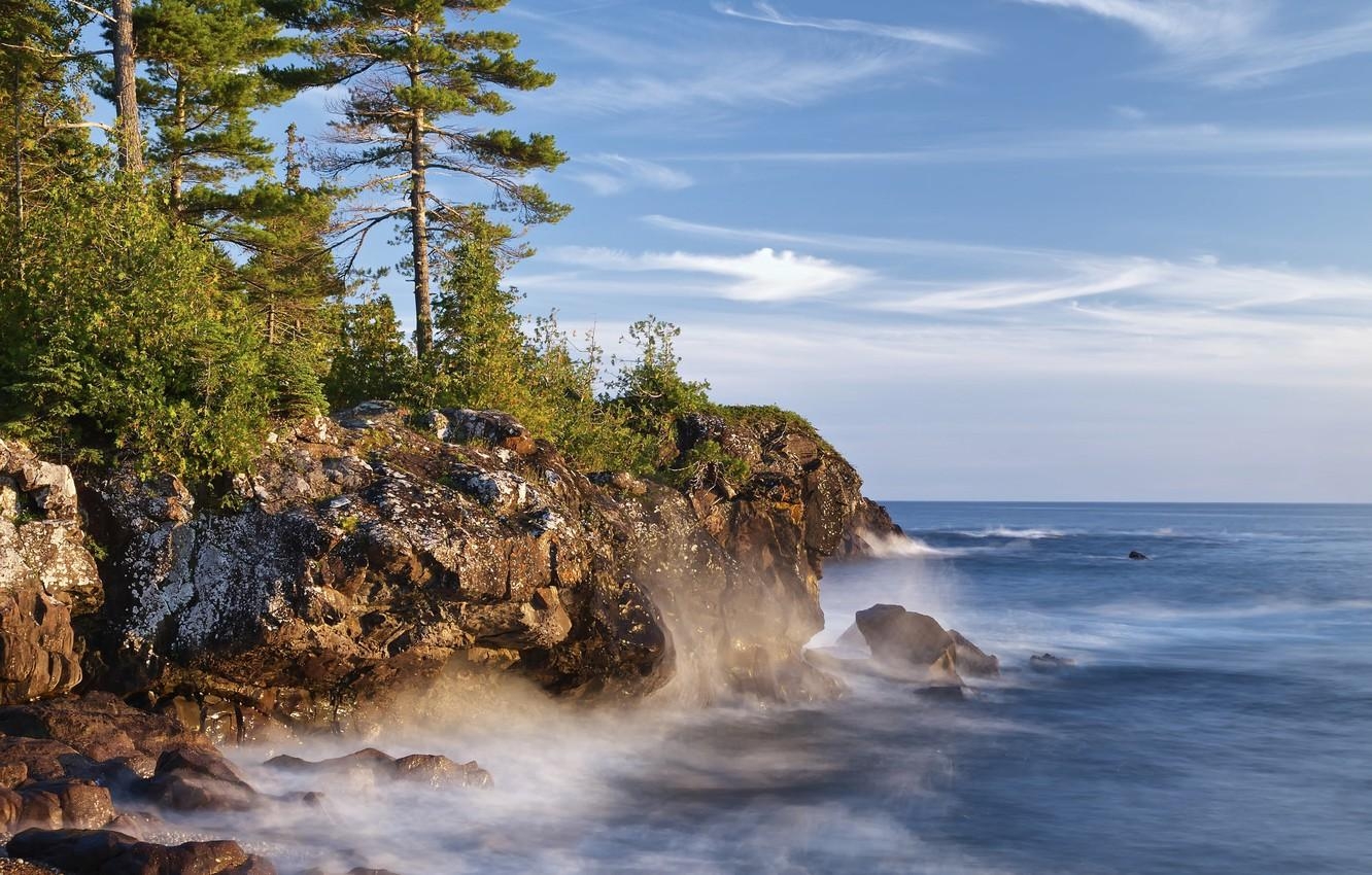 Lake Superior, Kanada, Ontario, Landschaft, Natur, 1340x850 HD Desktop