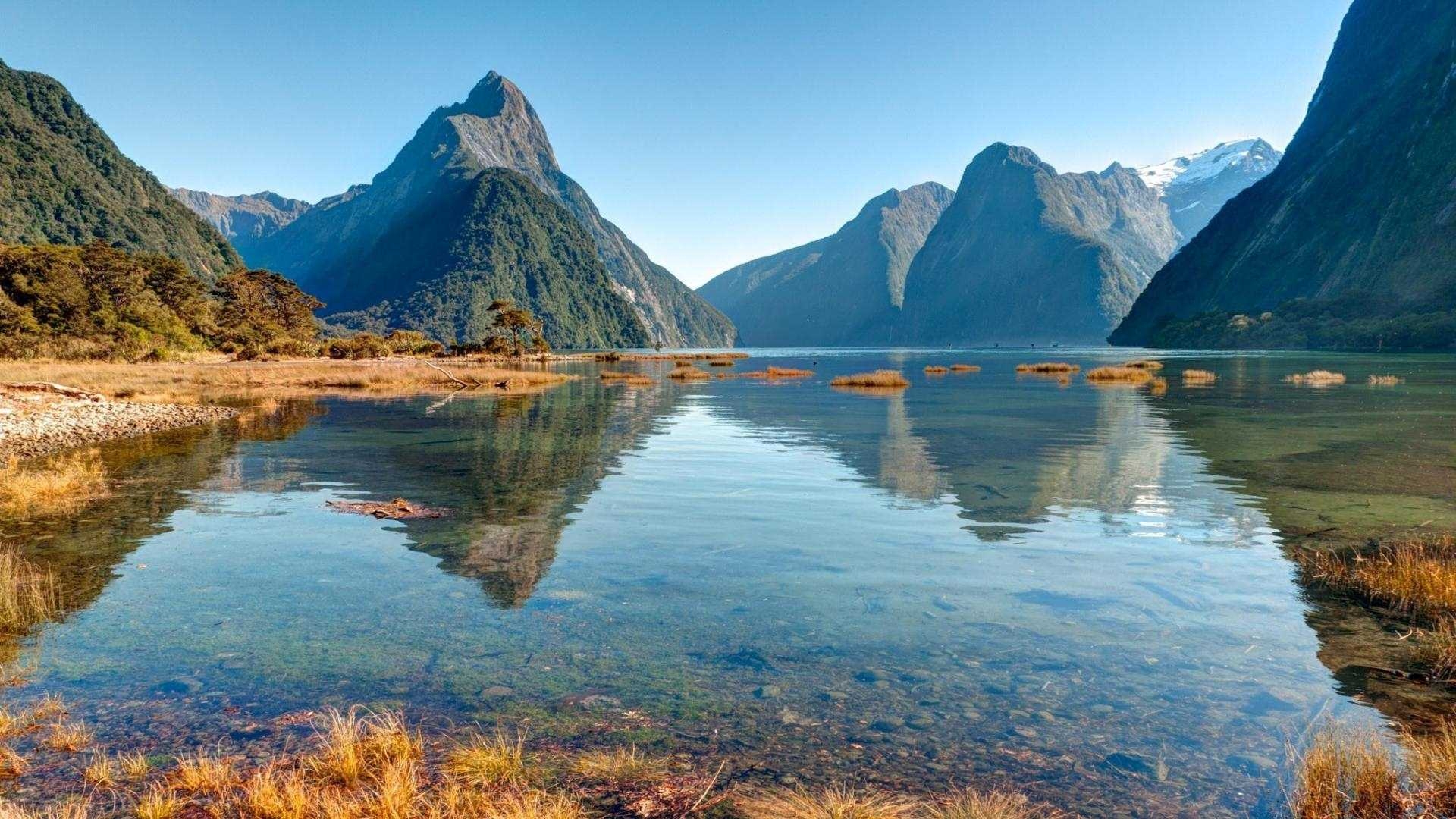 Milford Sound, Neuseeland, HD, Bild, Herunterladen, 1920x1080 Full HD Desktop