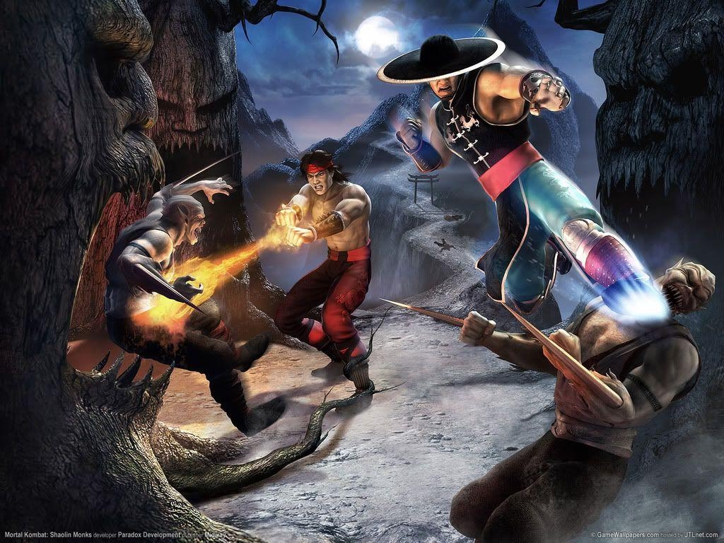 Kung Lao, Liu Kang, Mortal Kombat, Videospiele, Shaolin, 1030x770 HD Desktop