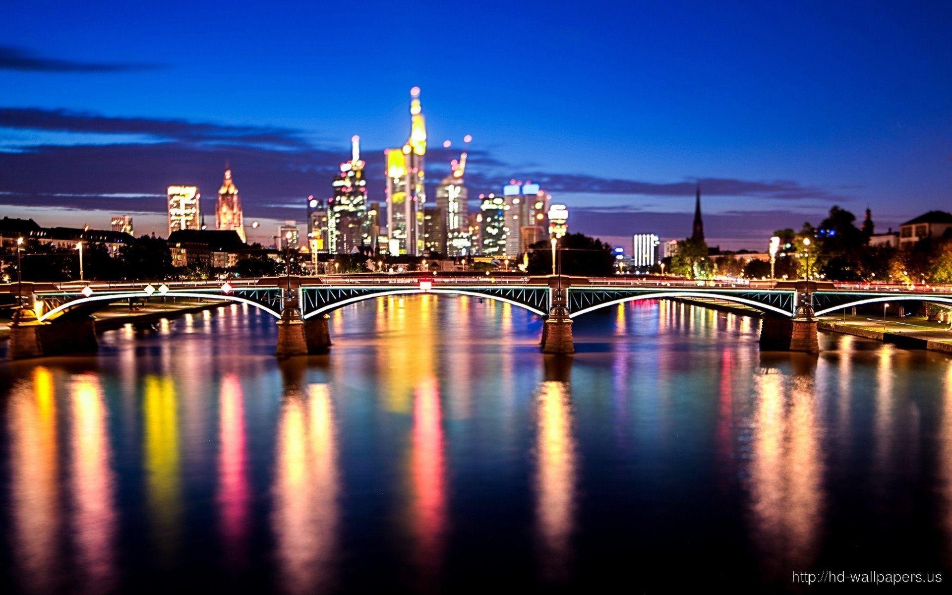 Ponte Vecchio, Florenz, Brücke, Frankfurt, Abend, 1920x1200 HD Desktop