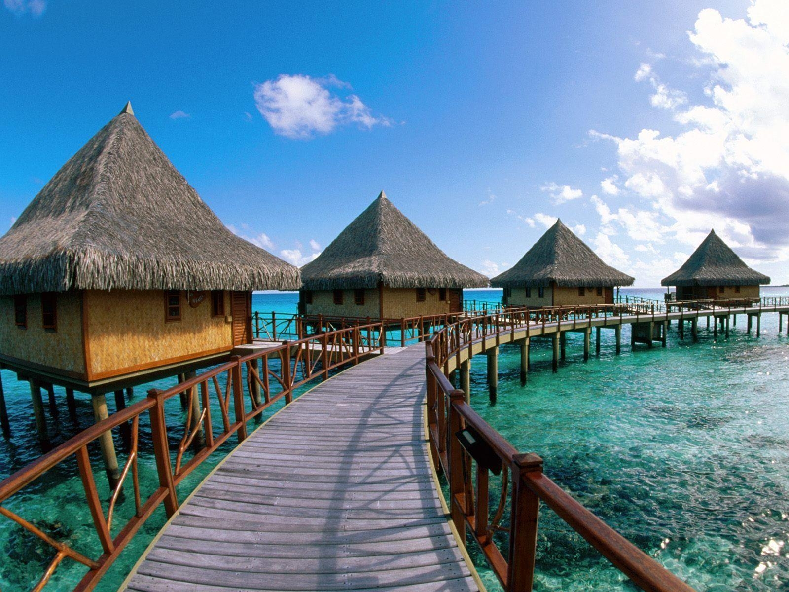 Bora Bora, HD, Breitbild, Desktop, Hintergrund, 1600x1200 HD Desktop