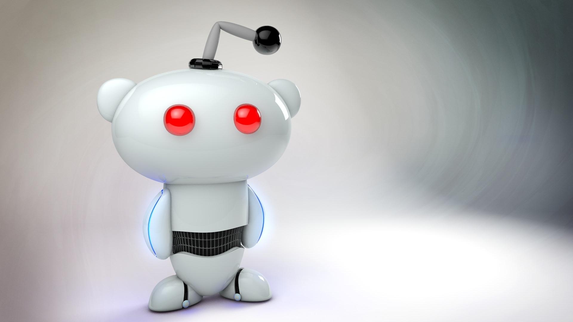 Niedlicher, Weißer Roboter, HD, Technisch, Hochauflösend, 1920x1080 Full HD Desktop