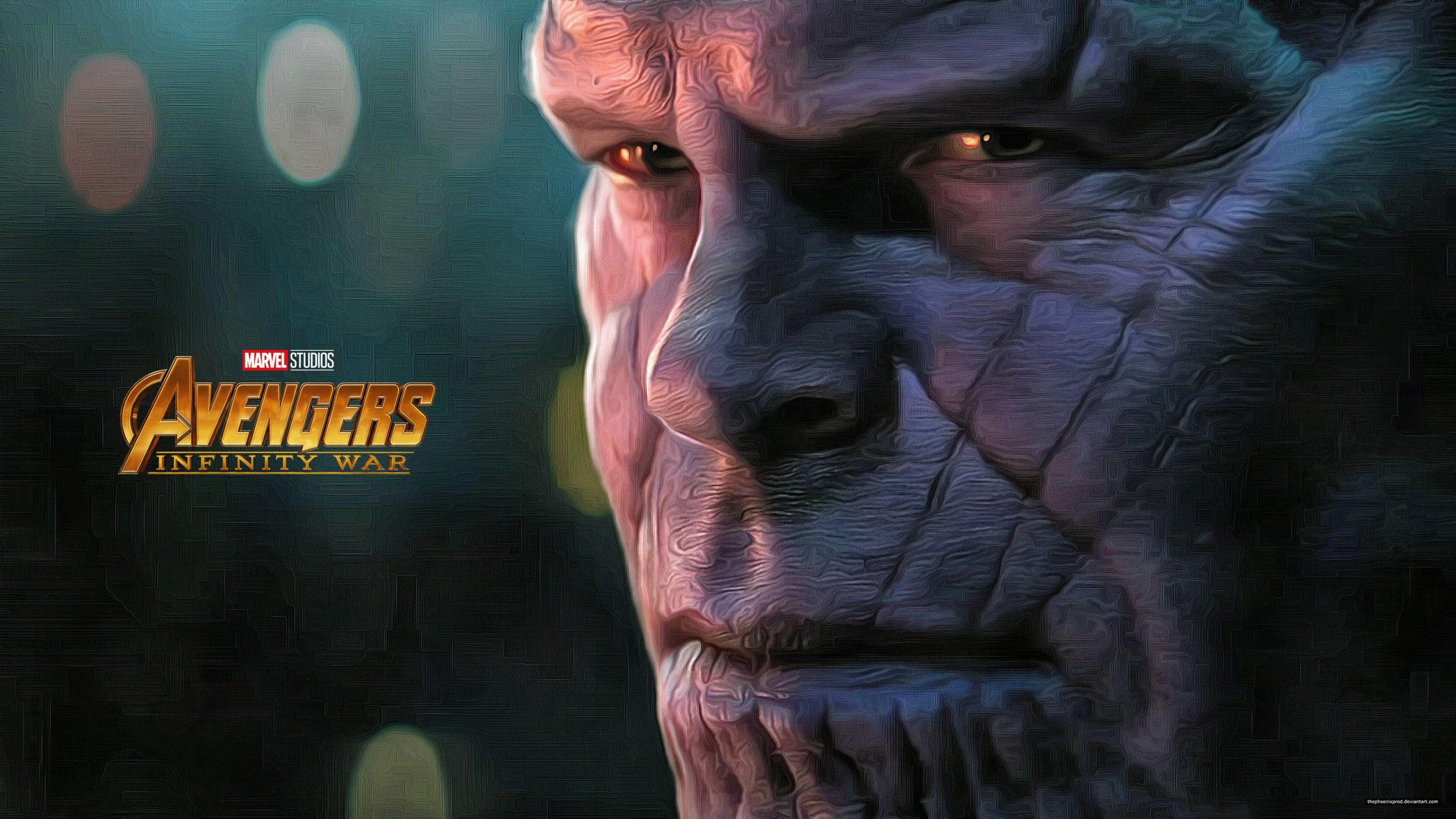 Thanos, Avengers Infinity War, 2018, Film, UHD, 3840x2160 4K Desktop