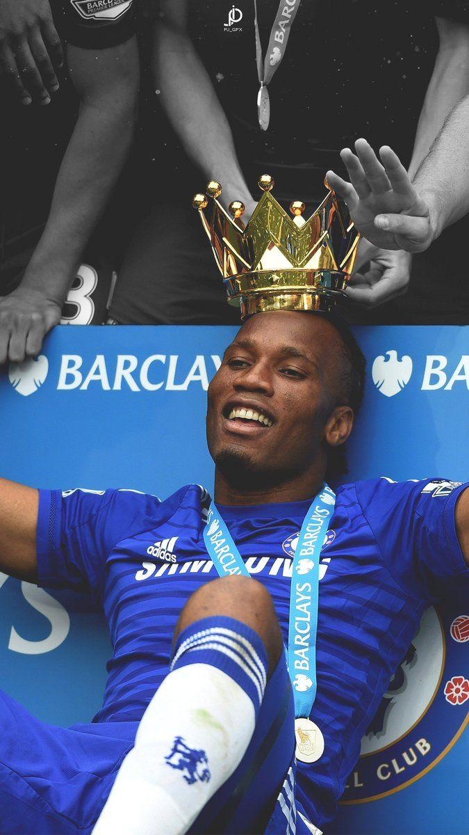 PJ GFX, Drogba, Wallpaper, Fußball, Chelsea, 680x1200 HD Handy