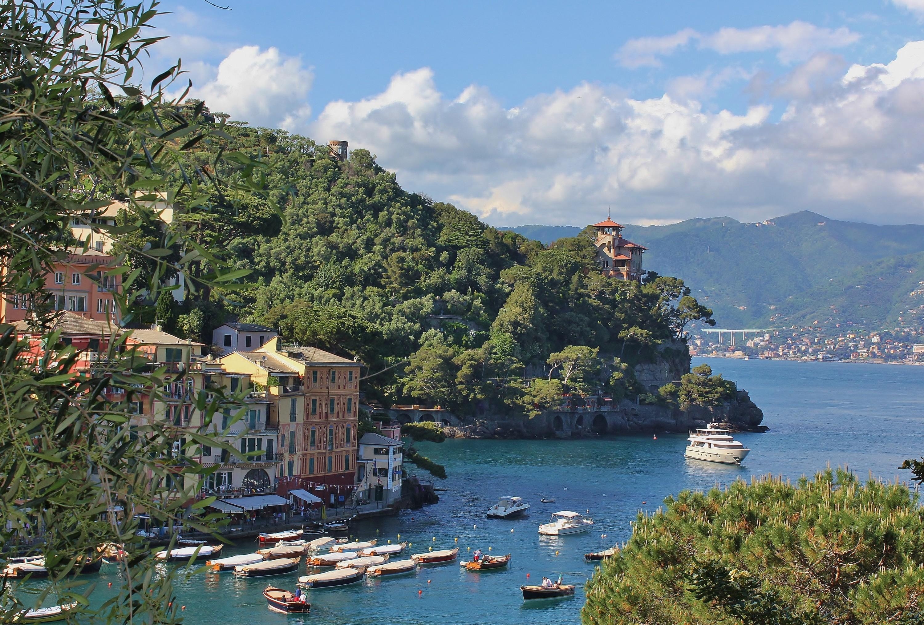 Portofino, HD, Hintergrund, Künstlerisch, Schön, 3000x2030 HD Desktop