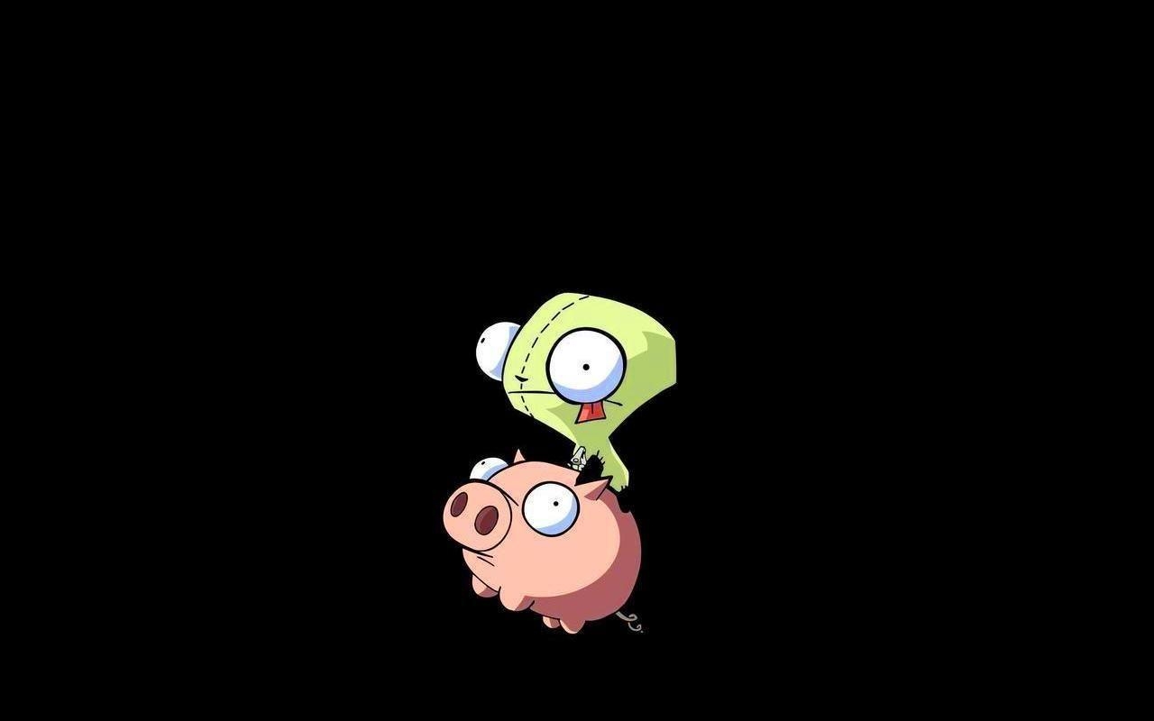 Gir, Invader Zim, Animation, Humor, Nickelodeon, 1280x800 HD Desktop