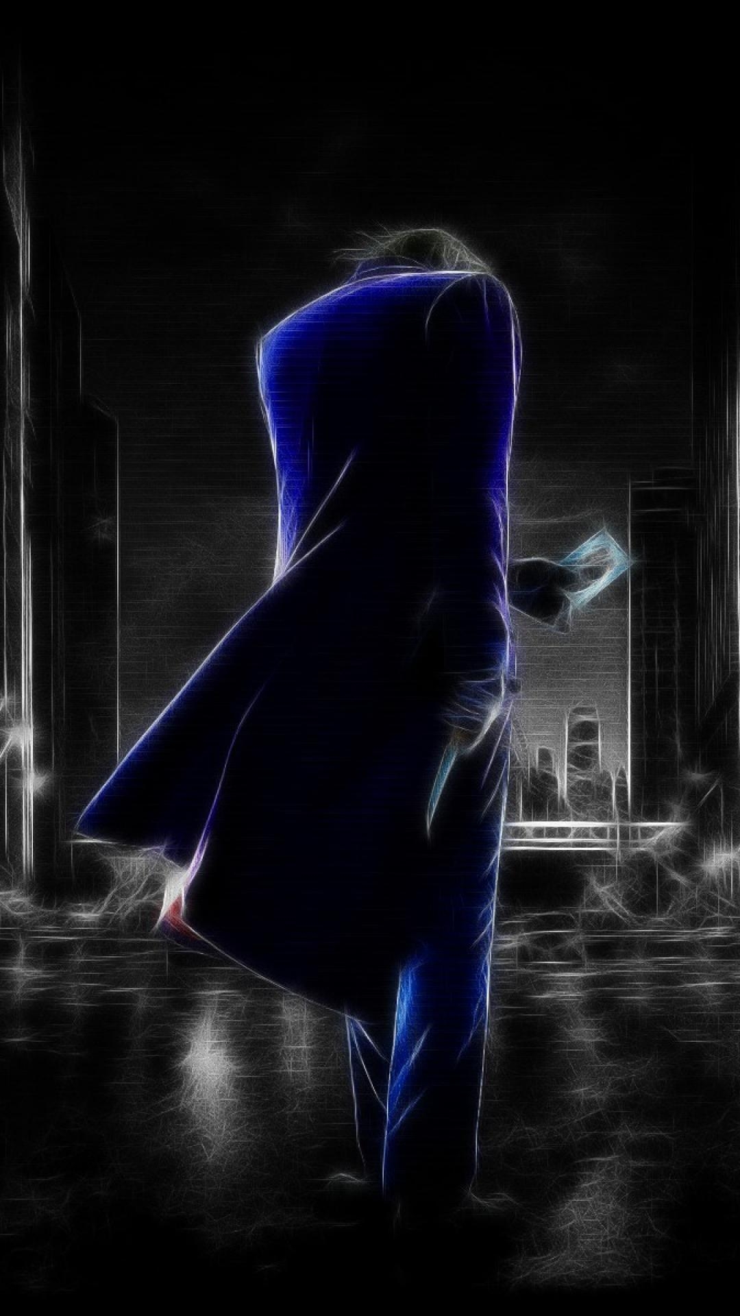 Joker, Batman, Filme, Fractalius, Hintergrund, 1080x1920 Full HD Handy