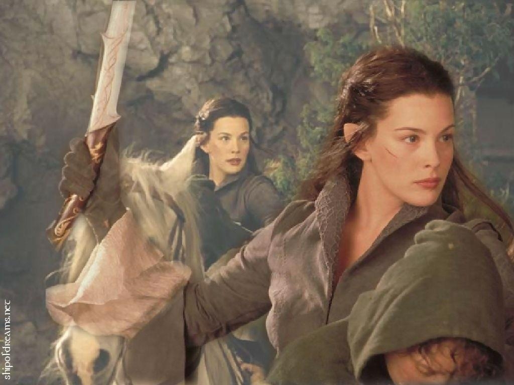 Arwen, Minas Tirith, Herr der Ringe, Liv Tyler, Fantasie, 1030x770 HD Desktop