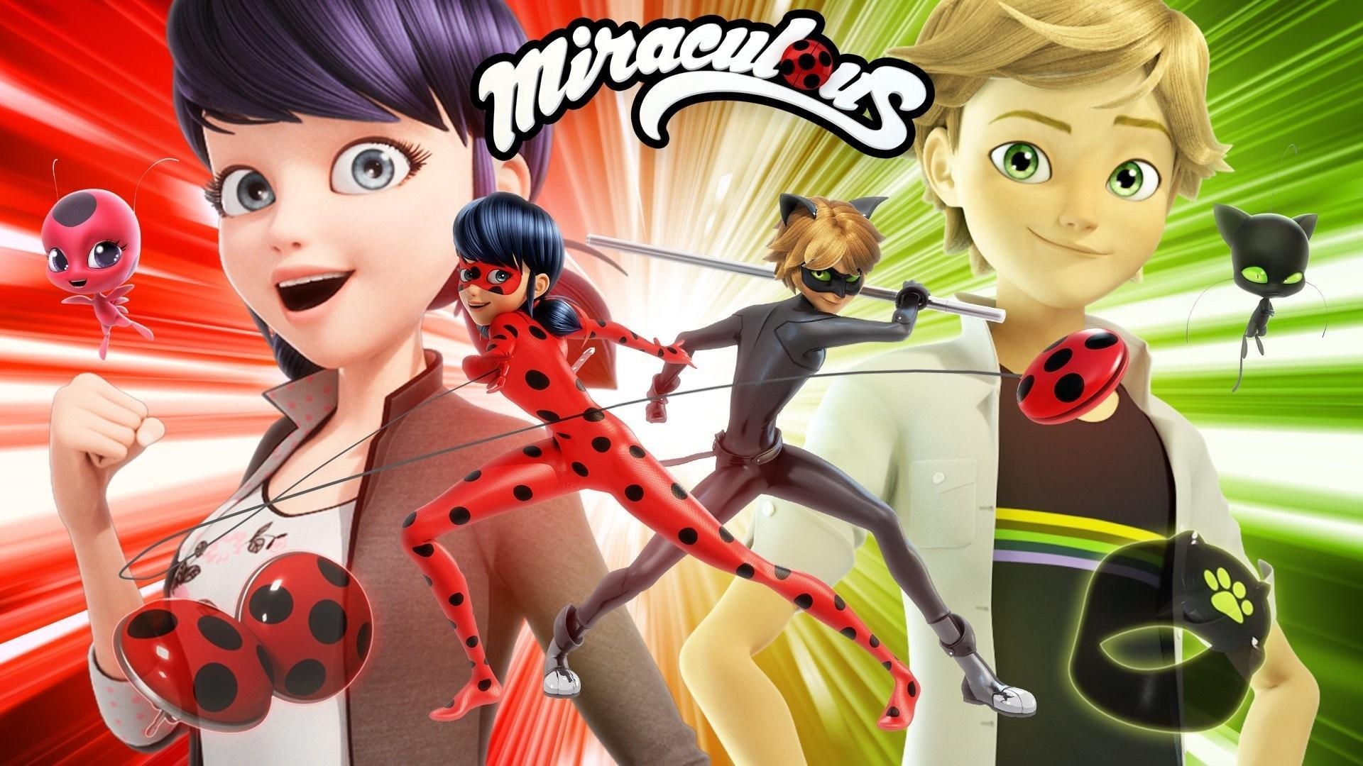 Ladybug, Cat Noir, Miraculous, Cartoons, Bild, 1920x1080 Full HD Desktop