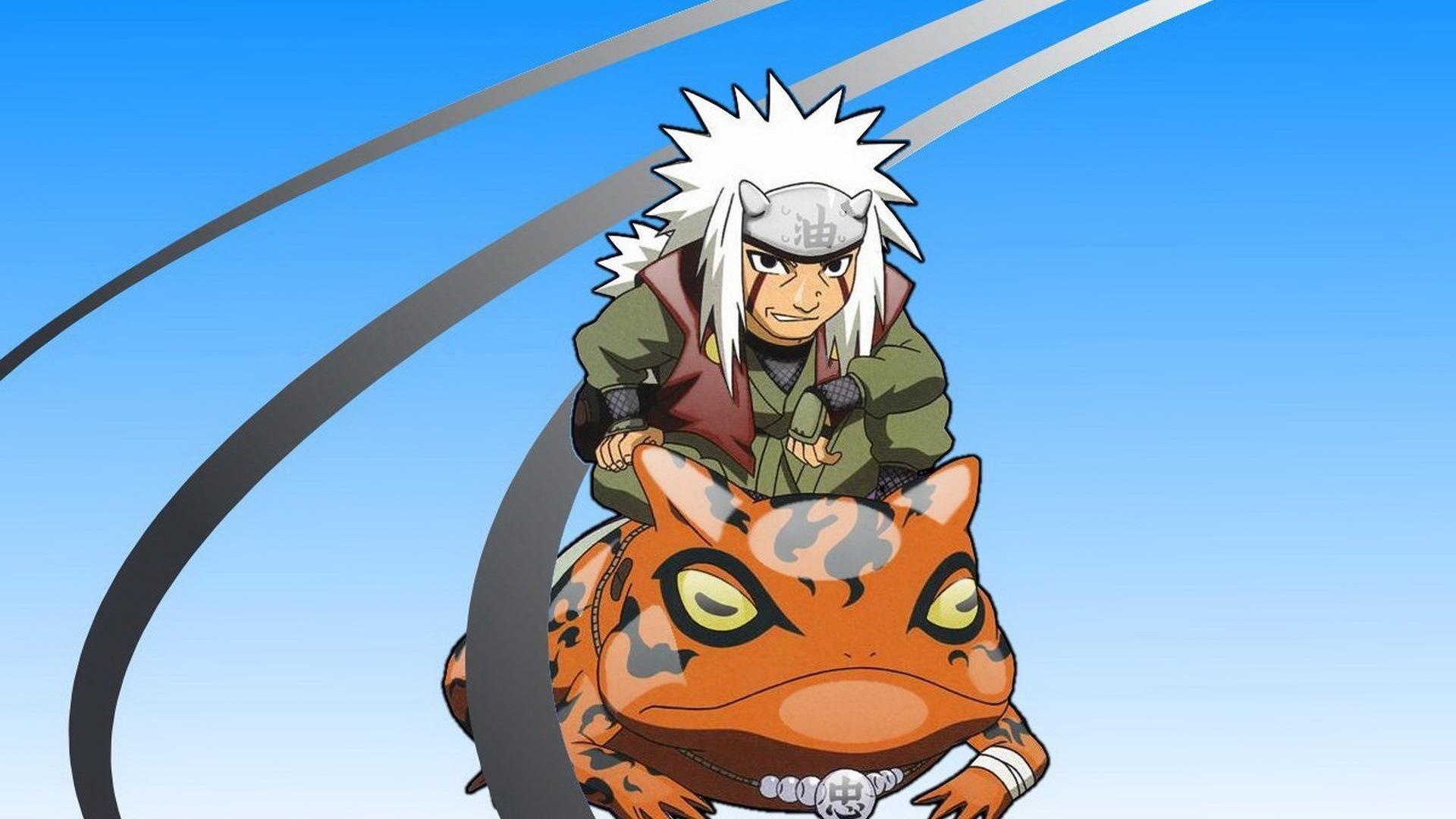 Jiraiya Anime, Frosch, Symbolischer Begleiter, 1920x1080 Full HD Desktop