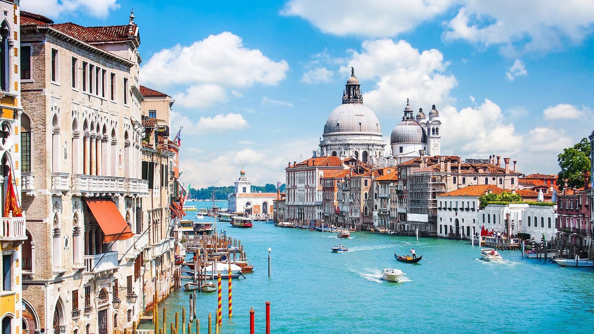 Venedig, großer Kanal, Wallpaper, HD, Italien, 1920x1080 Full HD Desktop