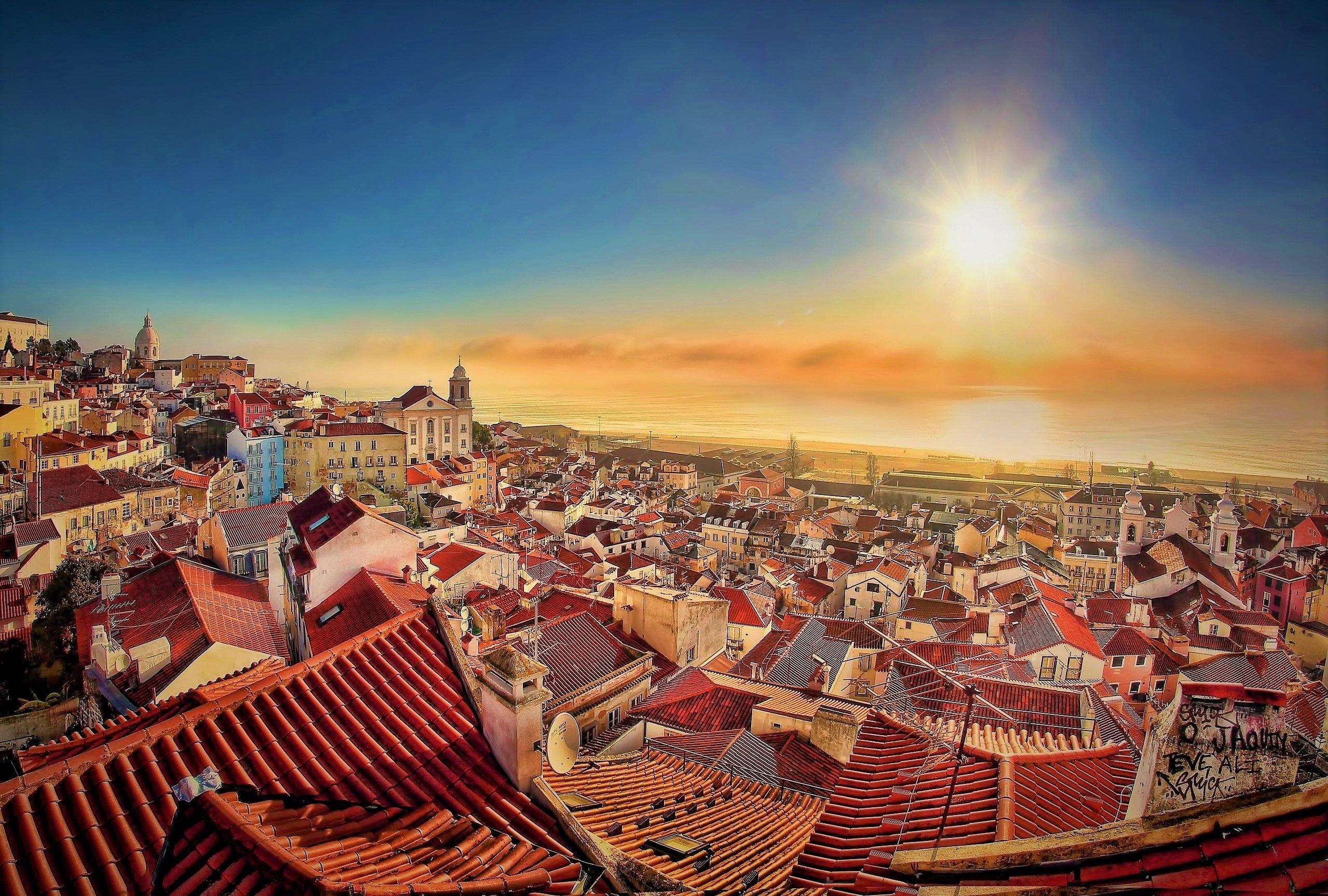 Lissabon, Portugal, HD, Hintergrund, Stadtbild, 2560x1730 HD Desktop