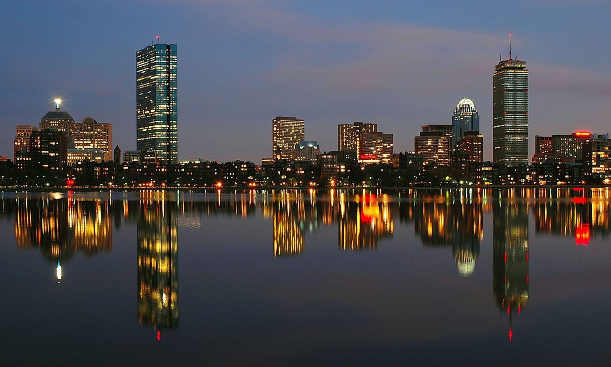 Boston Skyline, HD, Reisen, Pixelstalk, Innerhalb, 2000x1200 HD Desktop