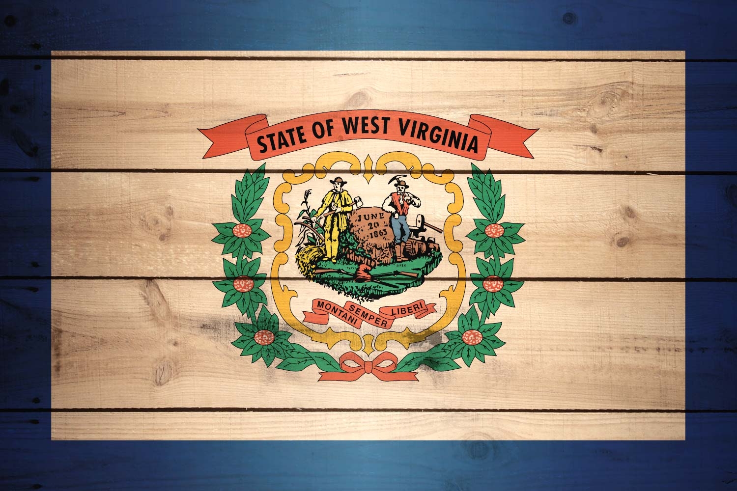 Flagge, West Virginia, Textur, Kostenlos, USA, 1500x1000 HD Desktop