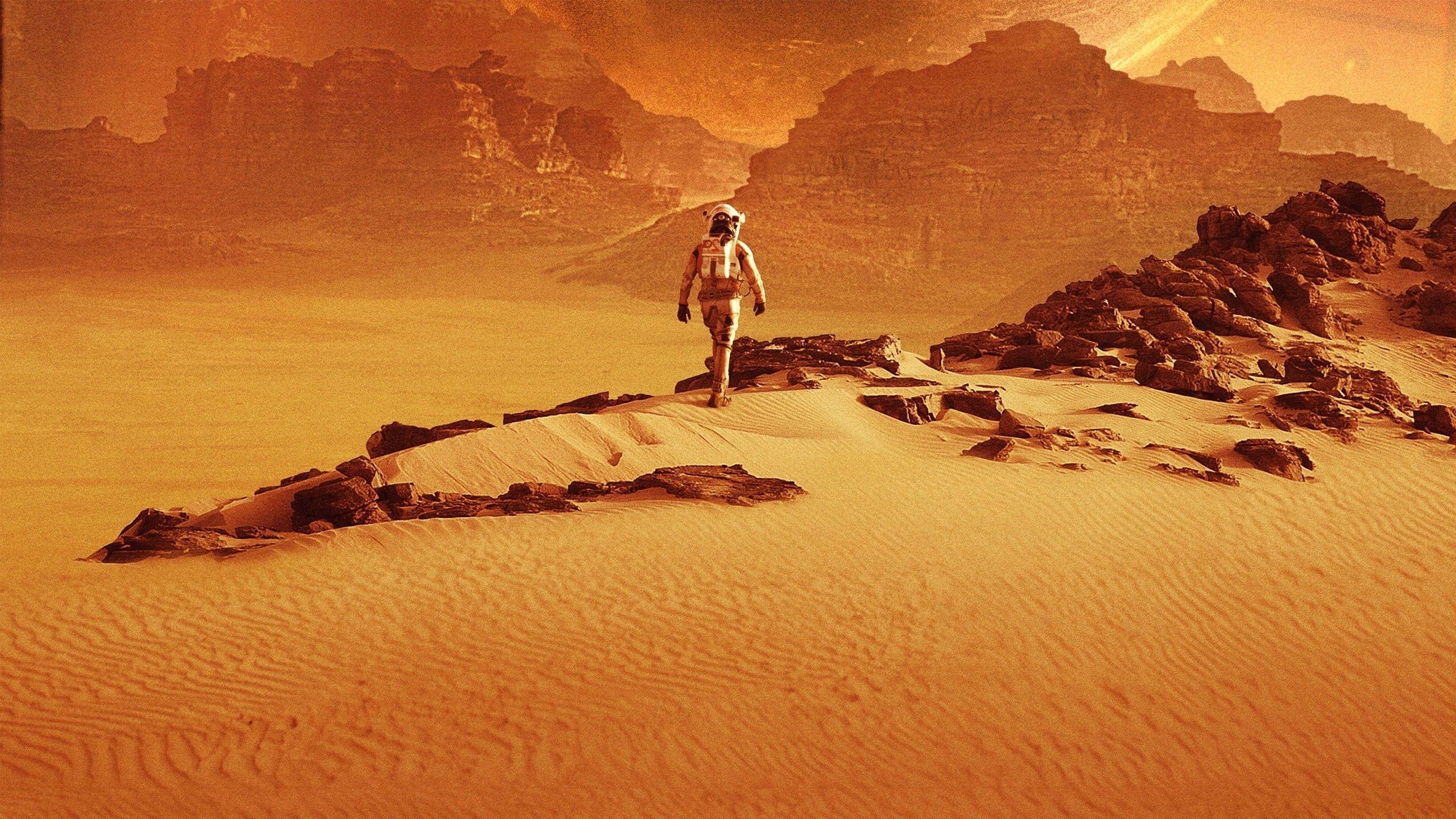 Der Marsianer, Wallpaper, Film, Mars, Weltraum, 2560x1440 HD Desktop