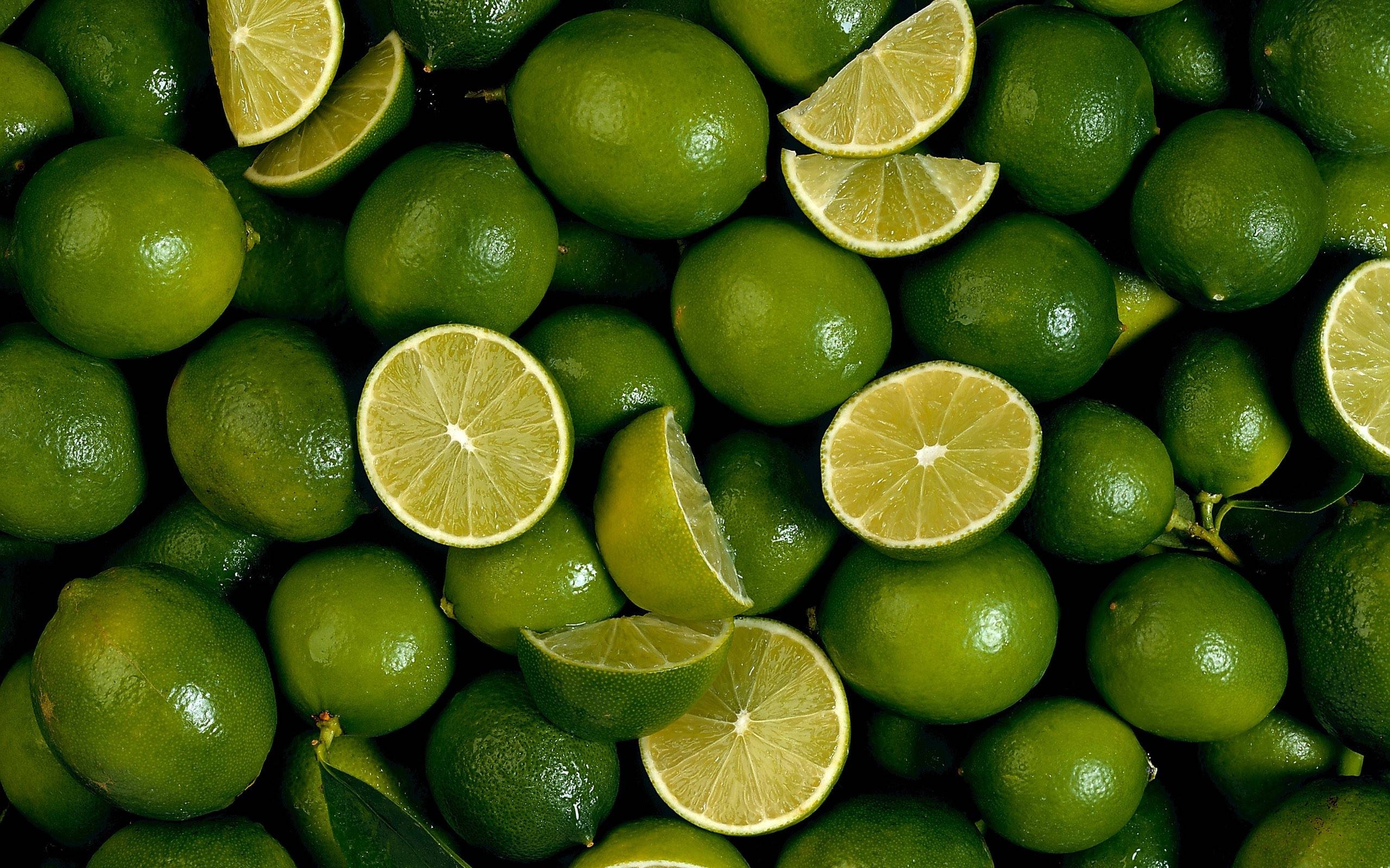 Limette, Hintergrund, Frucht, Grün, Frisch, 2560x1600 HD Desktop