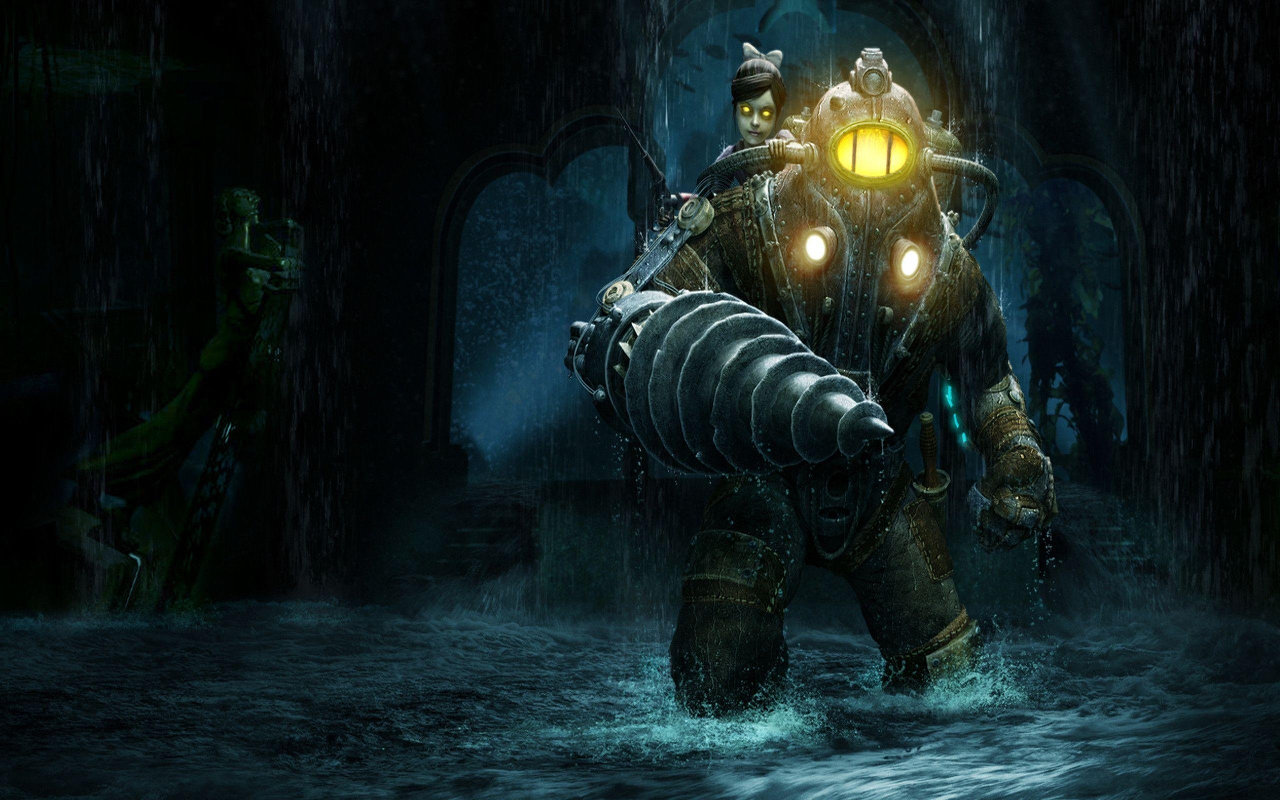 BioShock 2, Gaming, Hintergrund, Art-déco, Grafik, 2560x1600 HD Desktop