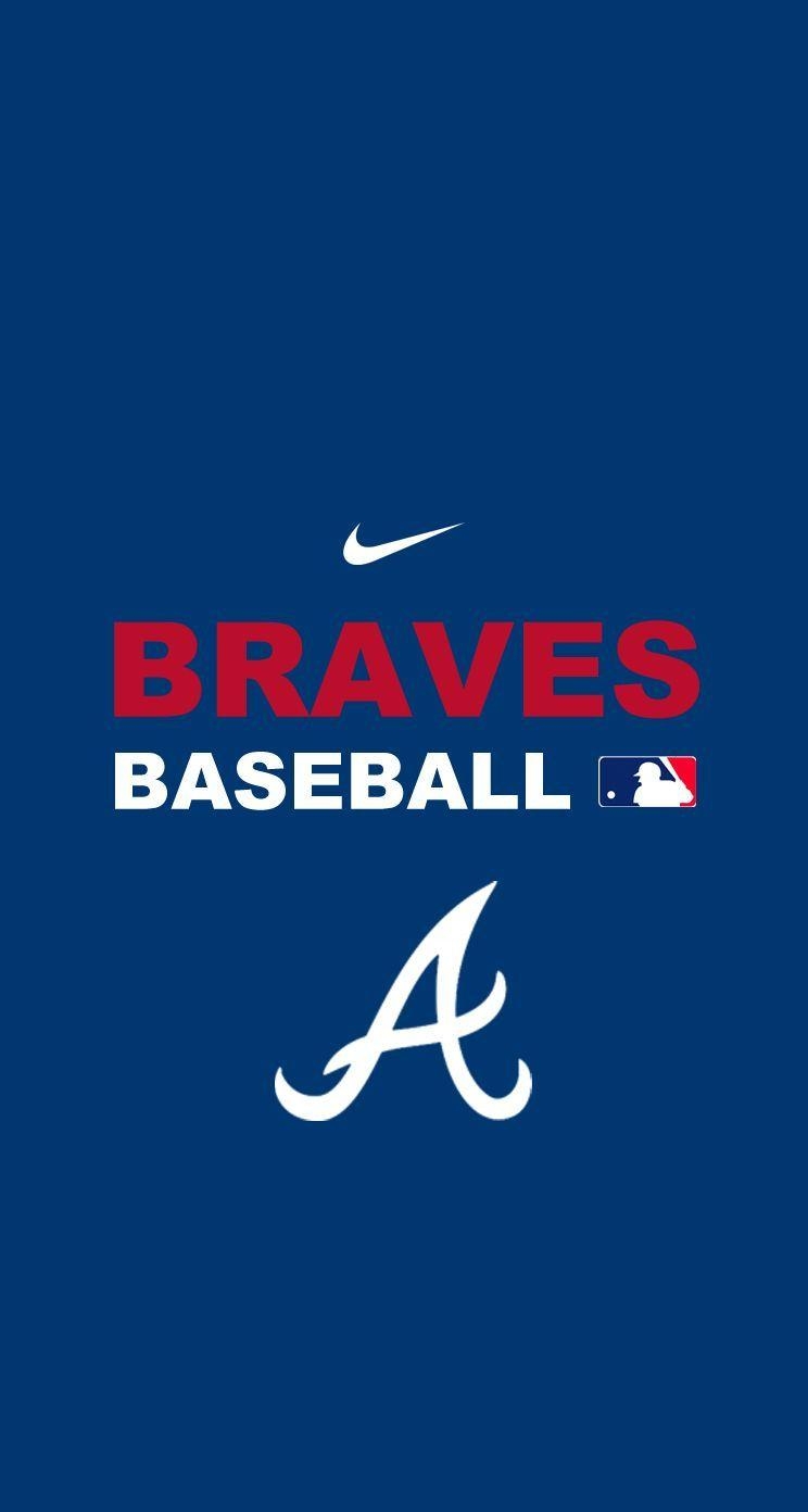 Atlanta Braves, Hintergrund, Baseball, Team, Sport, 750x1400 HD Handy