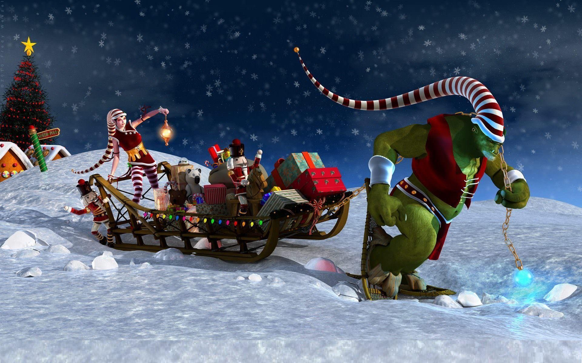 Grinch, HD, Weihnachten, Humor, Film, 1920x1200 HD Desktop