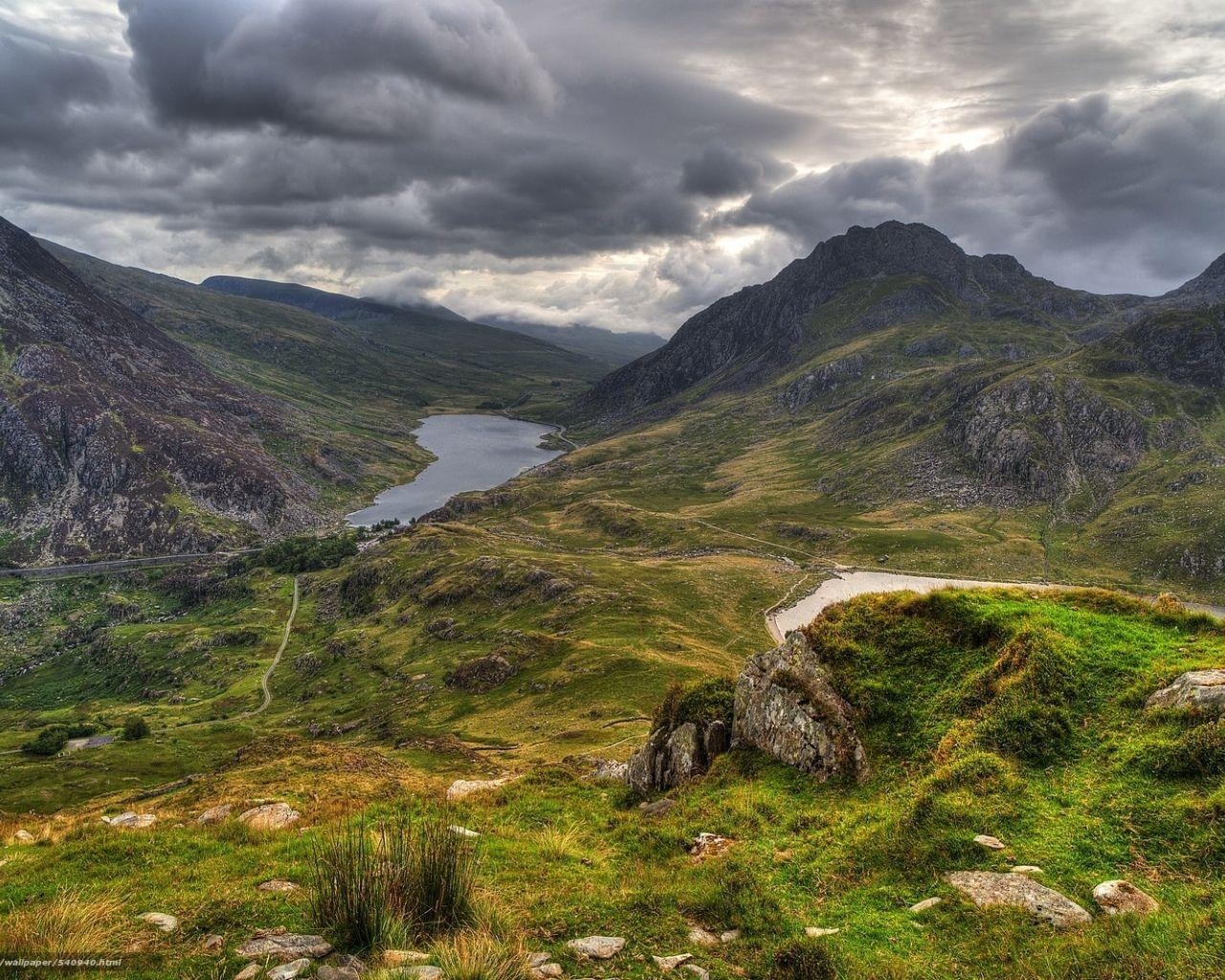 Snowdonia, Wales, Grün, Fluss, Download, 1280x1030 HD Desktop