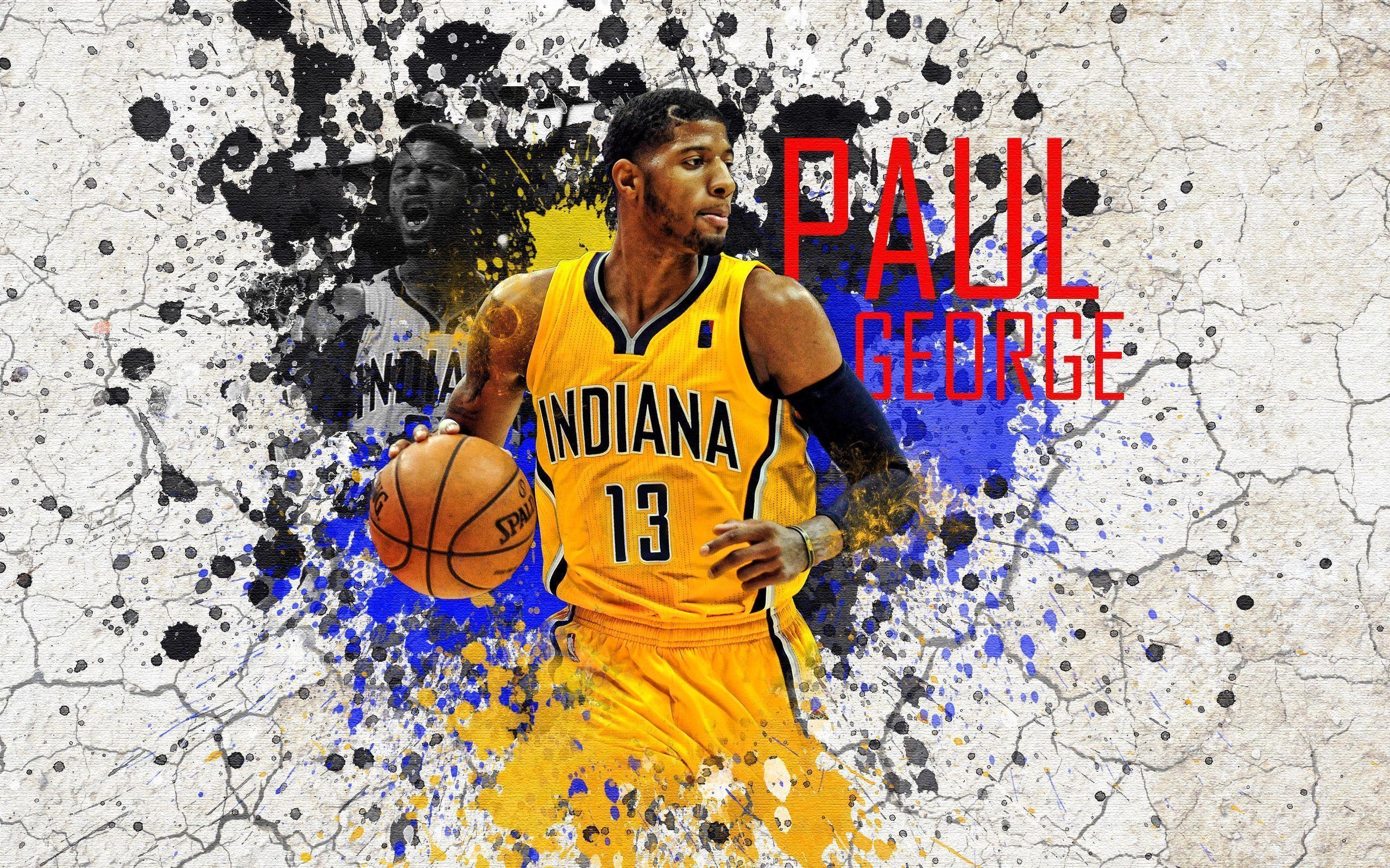 Paul George, Hintergrund, NBA, Spieler, Basketball, 2560x1600 HD Desktop