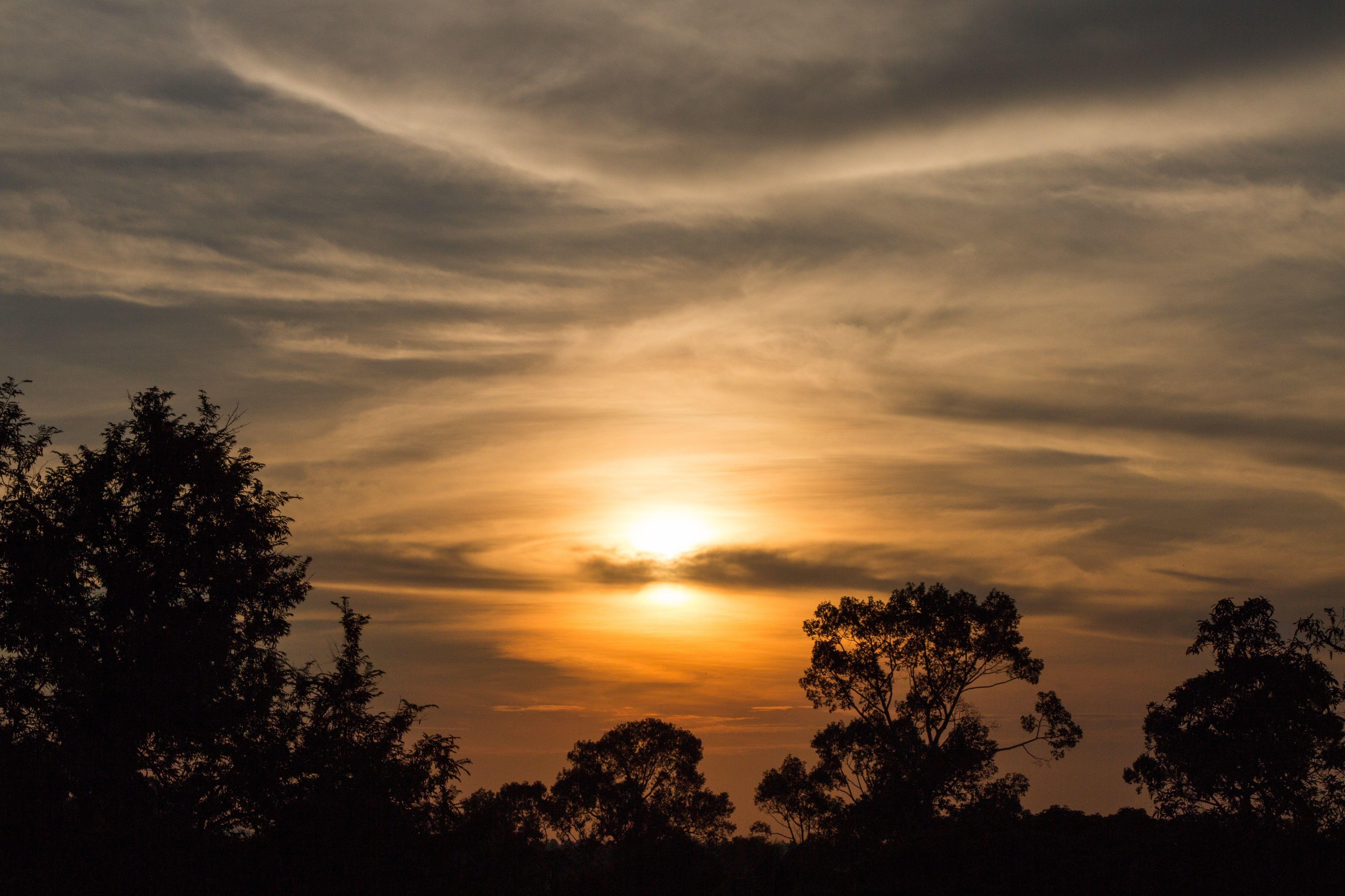 Kambodscha, Sonnenuntergang, Natur, Reise, Landschaft, 5190x3460 4K Desktop