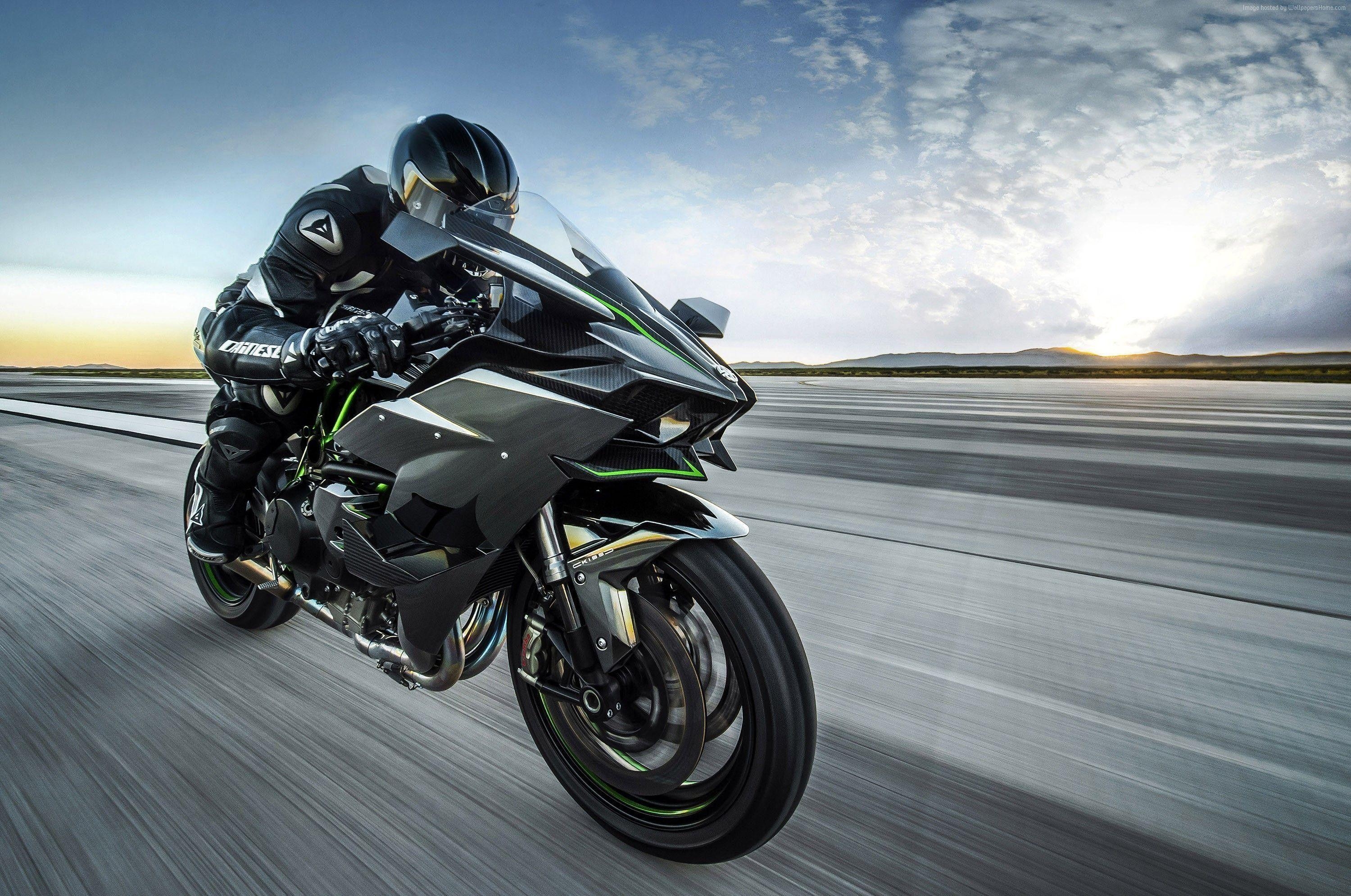 Kawasaki Ninja H2R, Motorrad, Bild, HD, 3000x1990 HD Desktop