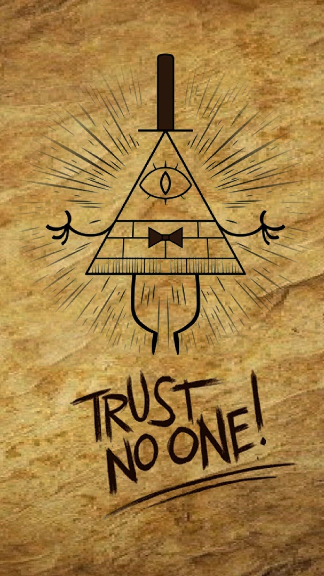 Gravity Falls, Vertrauen, Disney, Cartoon, Sprüche, 1080x1920 Full HD Handy