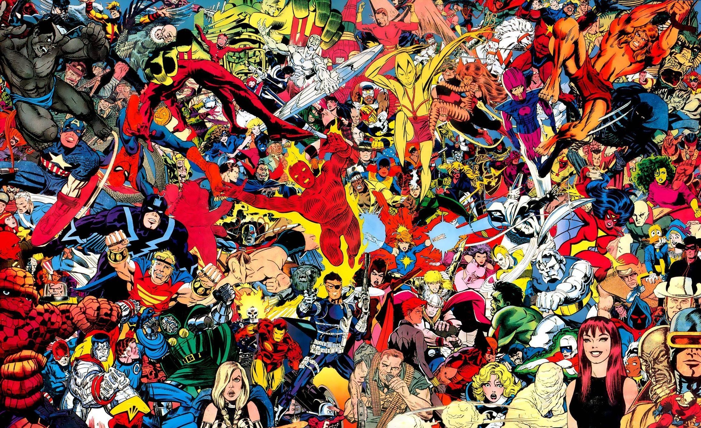 Marvel Comics, klassisch, Bild, Abenteuer, Helden, 2310x1410 HD Desktop