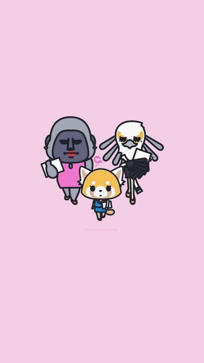 Aggretsuko, asiatisch, JPR, Anime, Sanrio, 680x1200 HD Handy